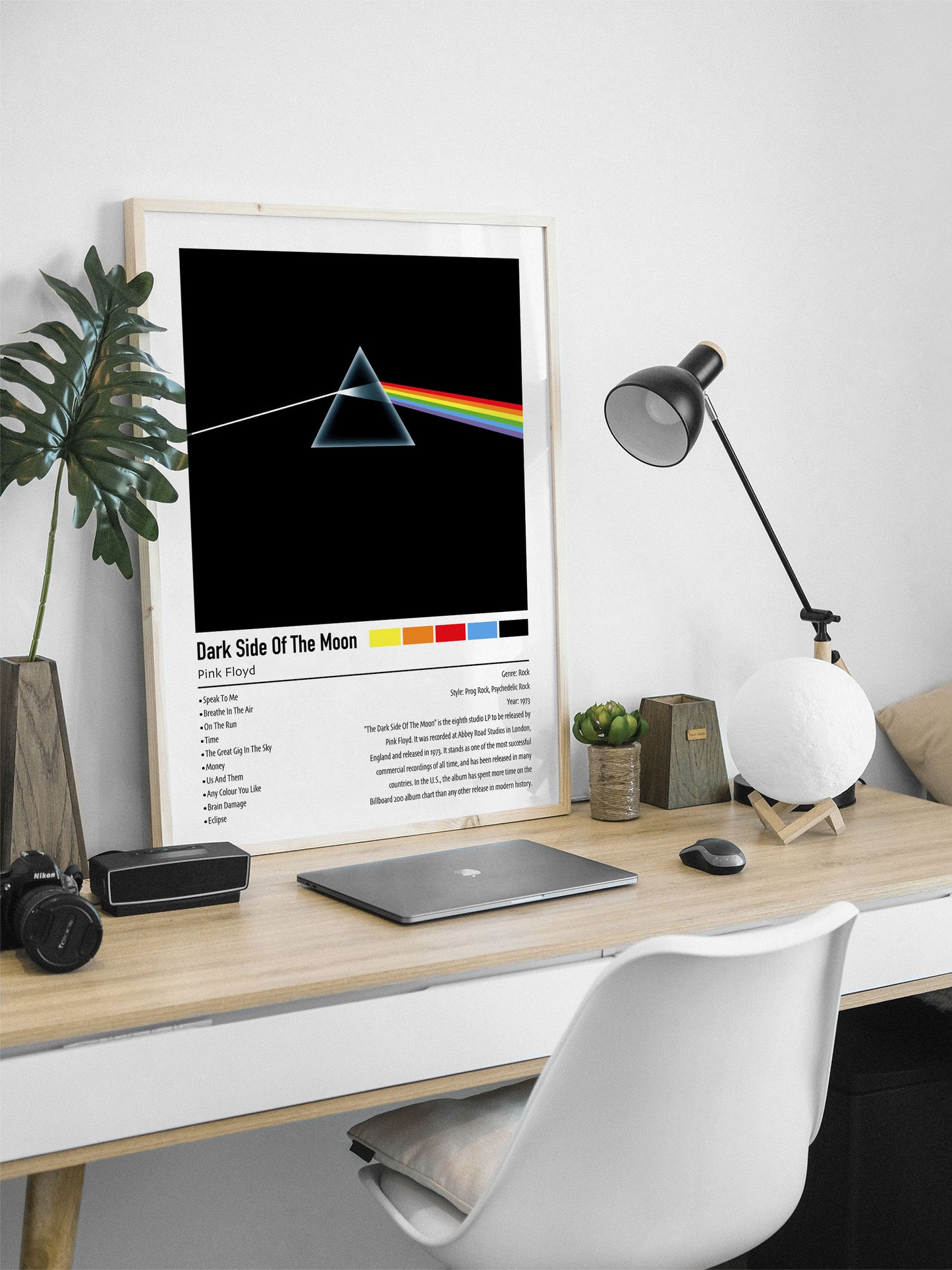 Pink Floyd | Dark Side Of The Moon | Custom Album Cover Poster Print