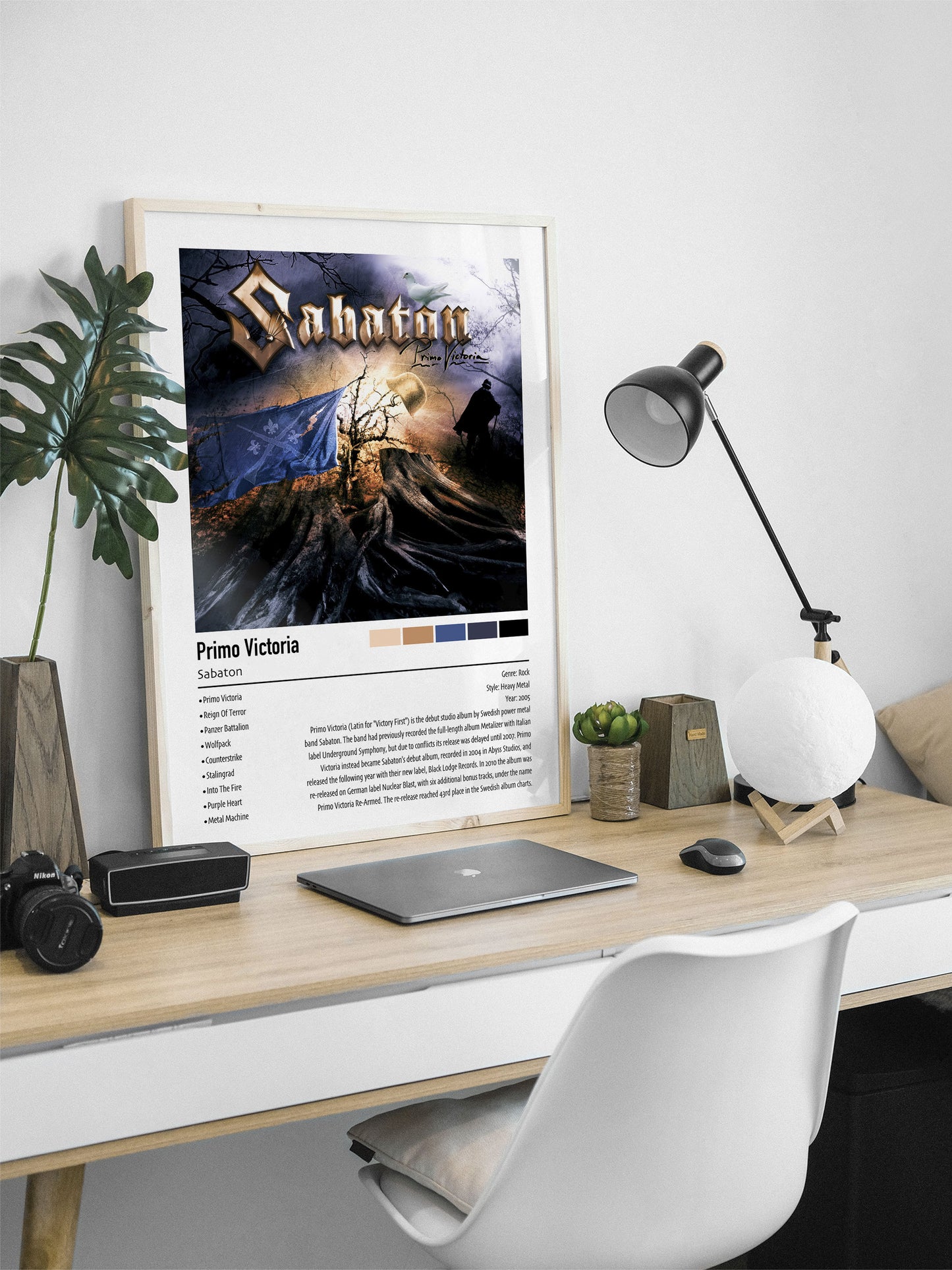 Sabaton | Primo Victoria | Custom Album Cover Poster Print
