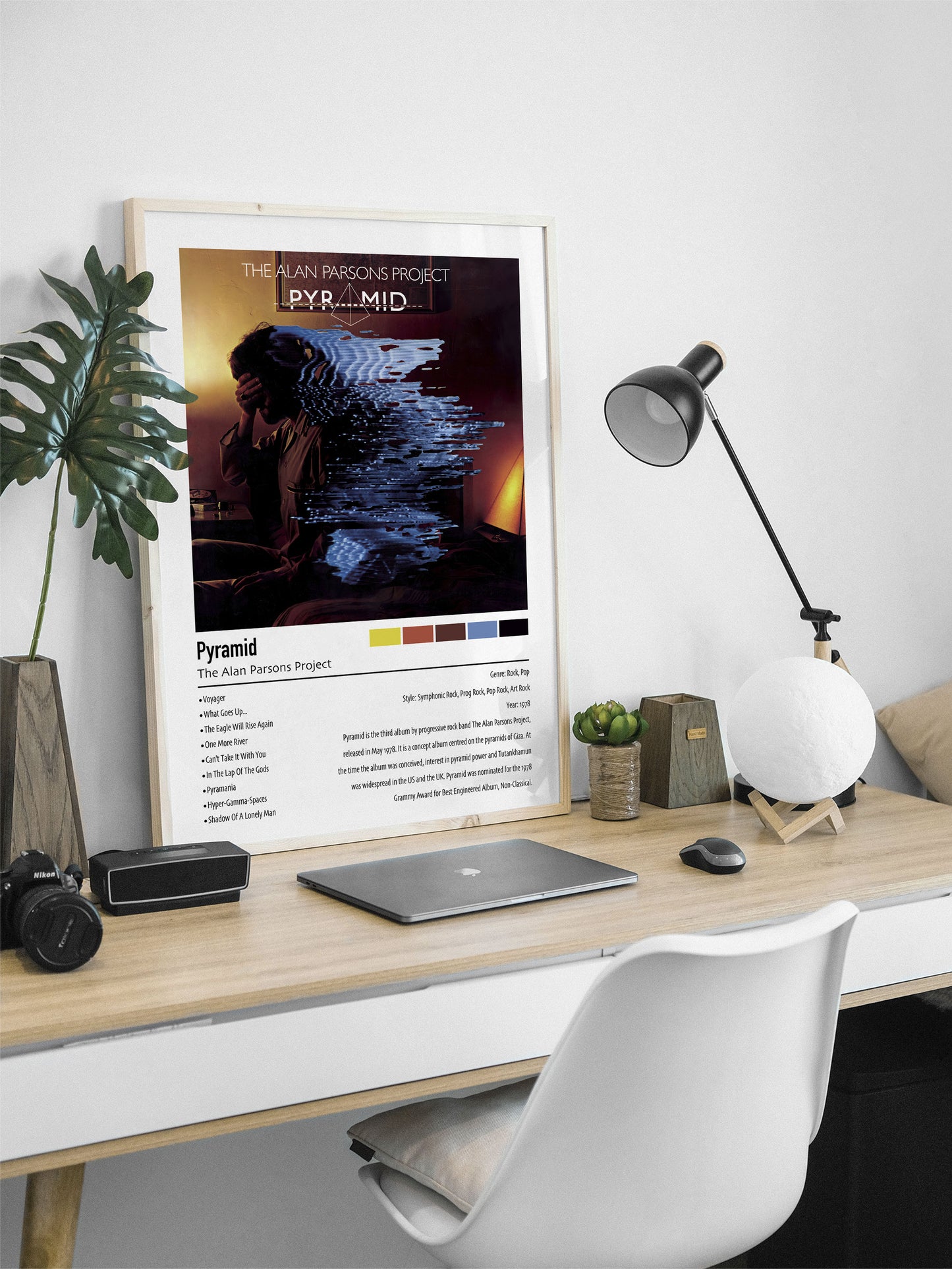 The Alan Parsons Project | Pyramid | Custom Album Cover Poster Print