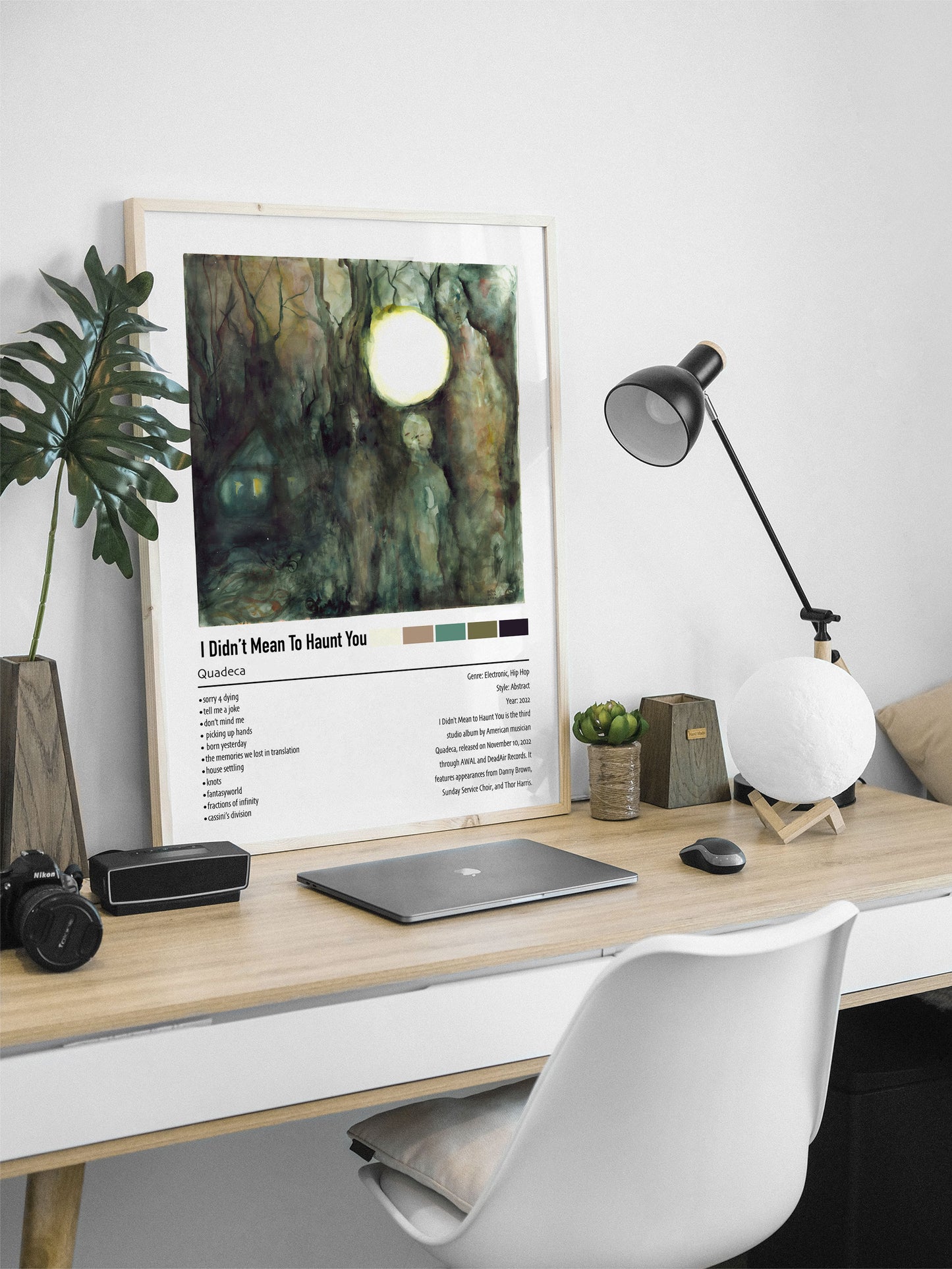 Quadeca | I Didn't Mean To Haunt You | Custom Album Cover Poster Print
