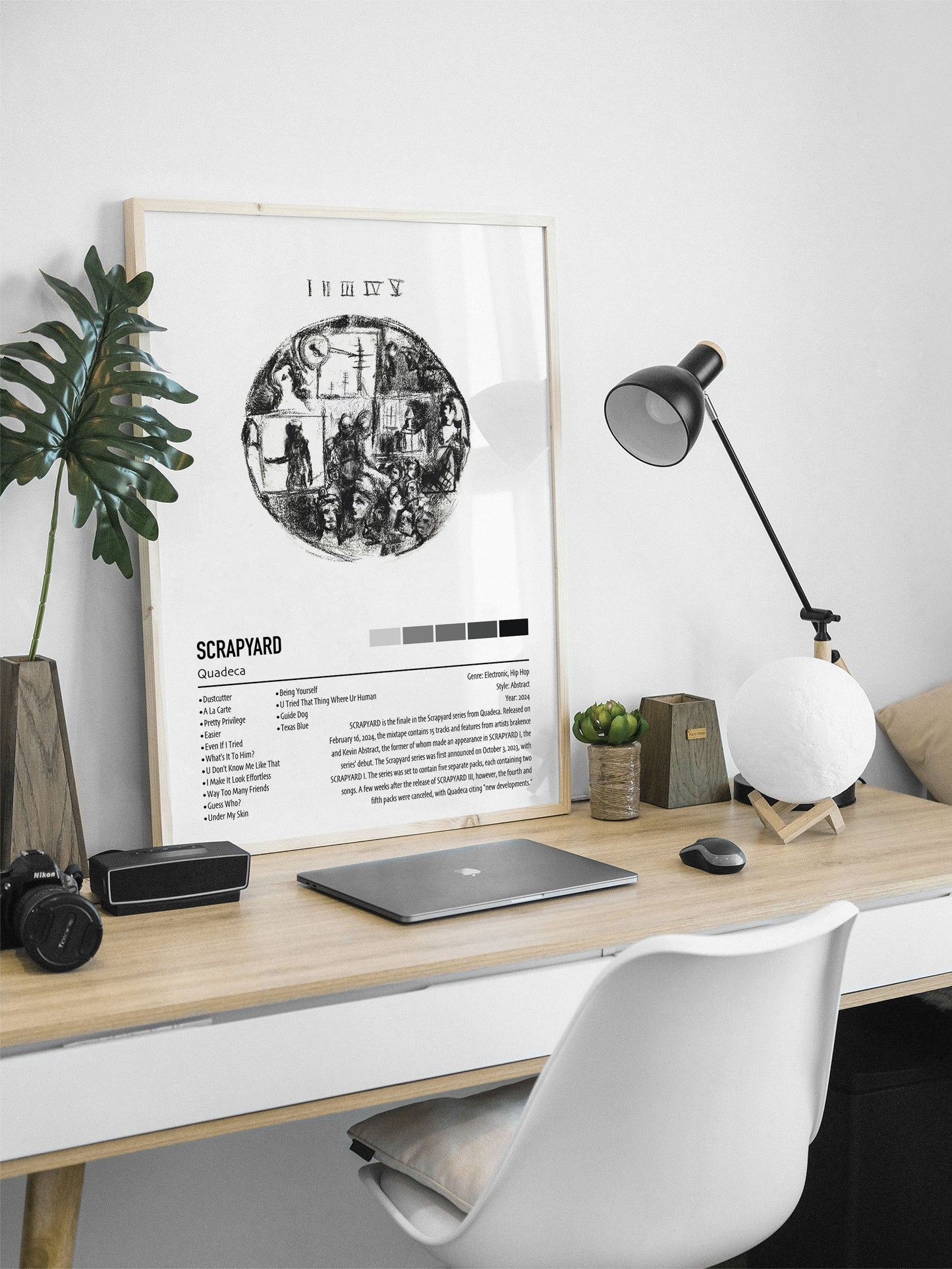 Quadeca | SCRAPYARD | Custom Album Cover Poster Print