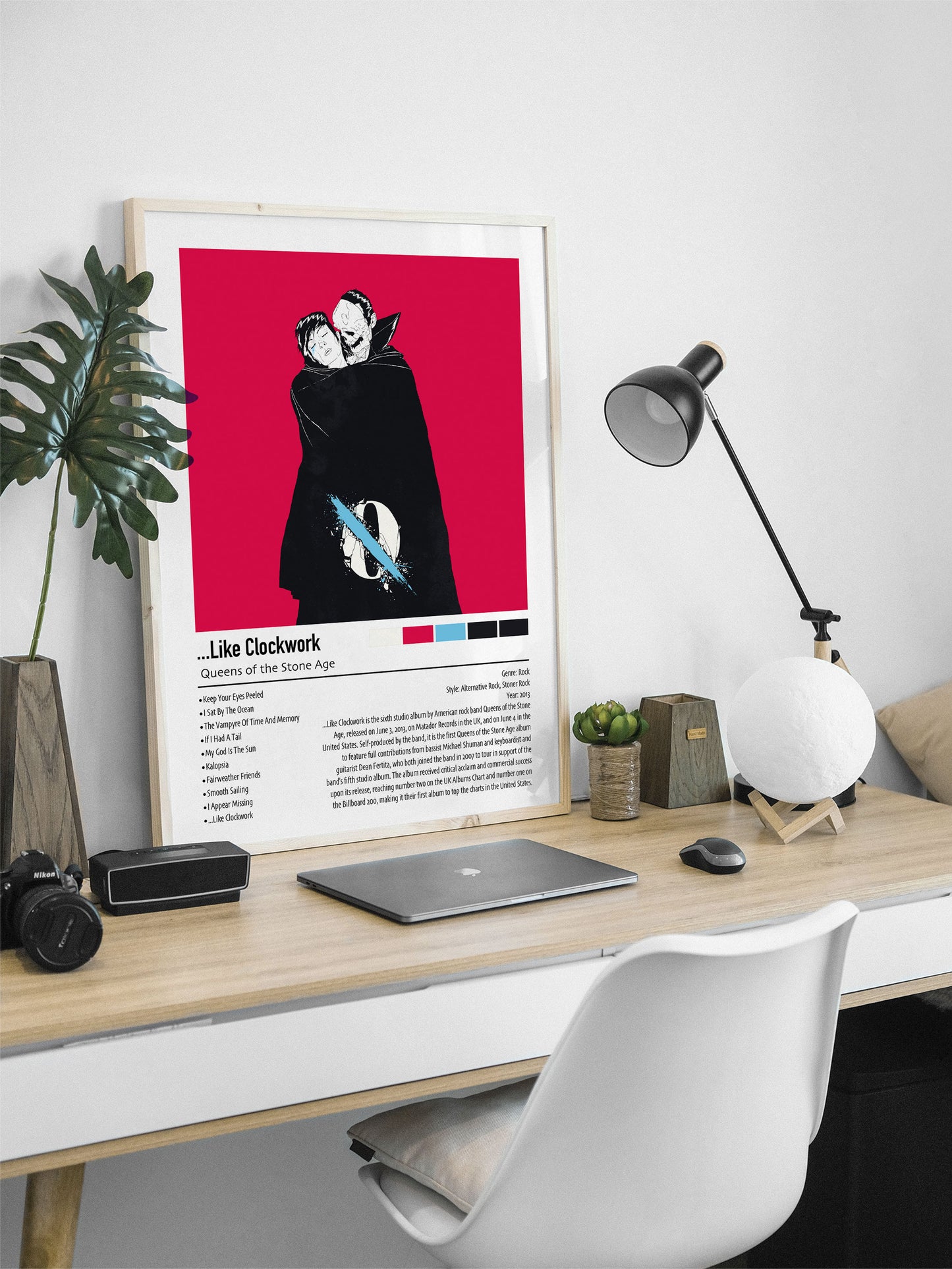 Queens of the Stone Age | ...Like Clockwork | Custom Album Cover Poster Print