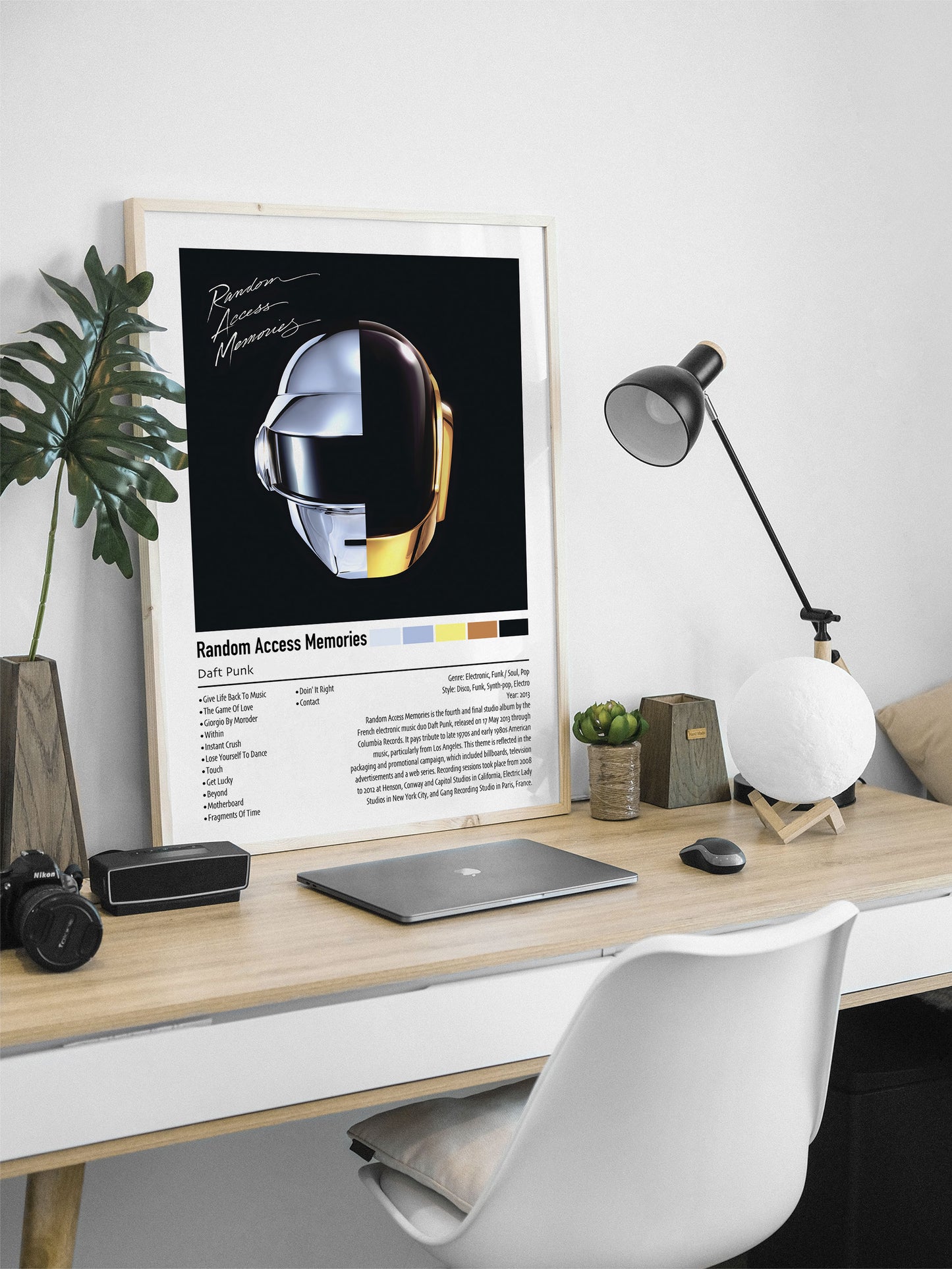 Daft Punk | Random Access Memories | Custom Album Cover Poster Print