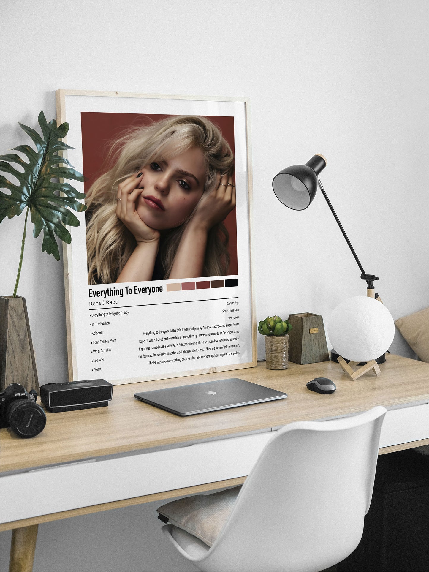 Reneé Rapp | Everything To Everyone | Custom Album Cover Poster Print