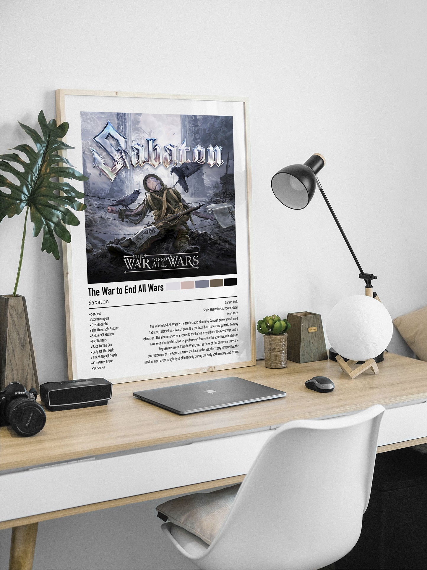 Sabaton | The War to End All Wars | Custom Album Cover Poster Print