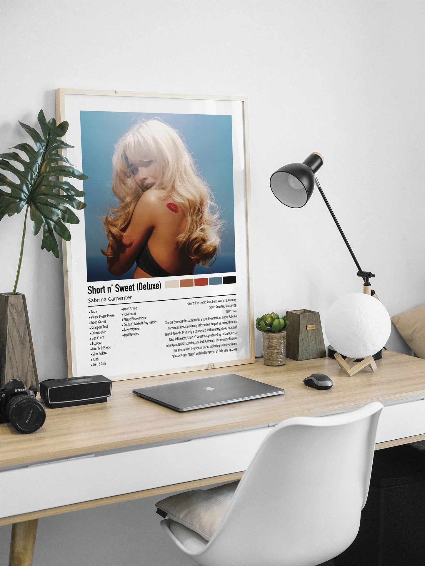 Sabrina Carpenter | Short n' Sweet (Deluxe) | Custom Album Cover Poster Print