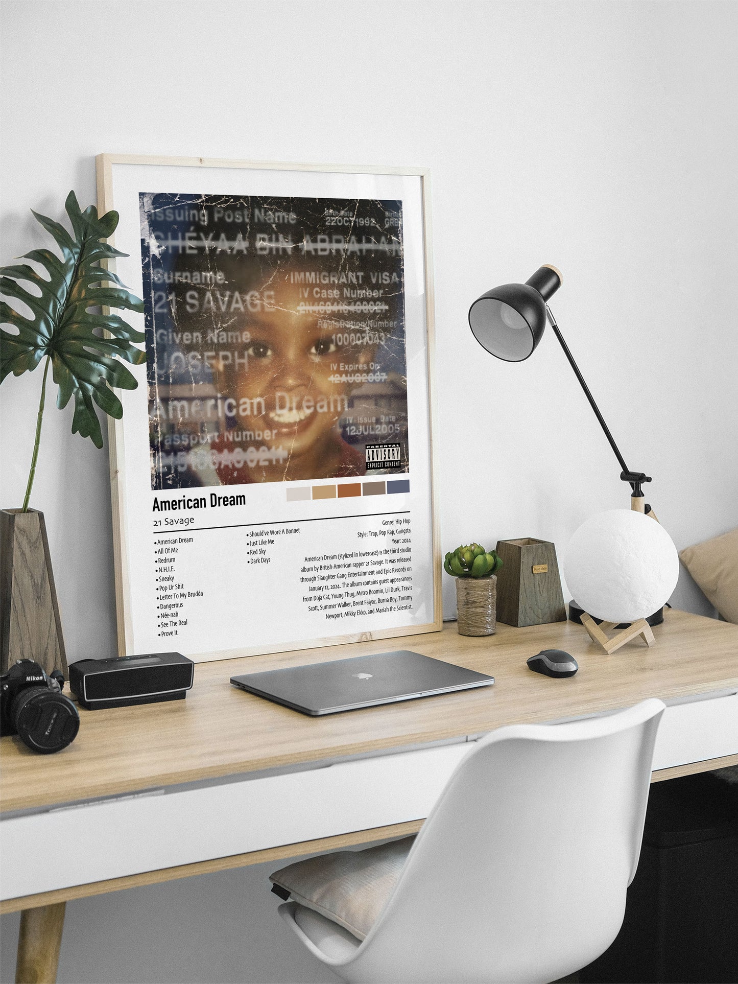 21 Savage | American Dream | Custom Album Cover Poster Print