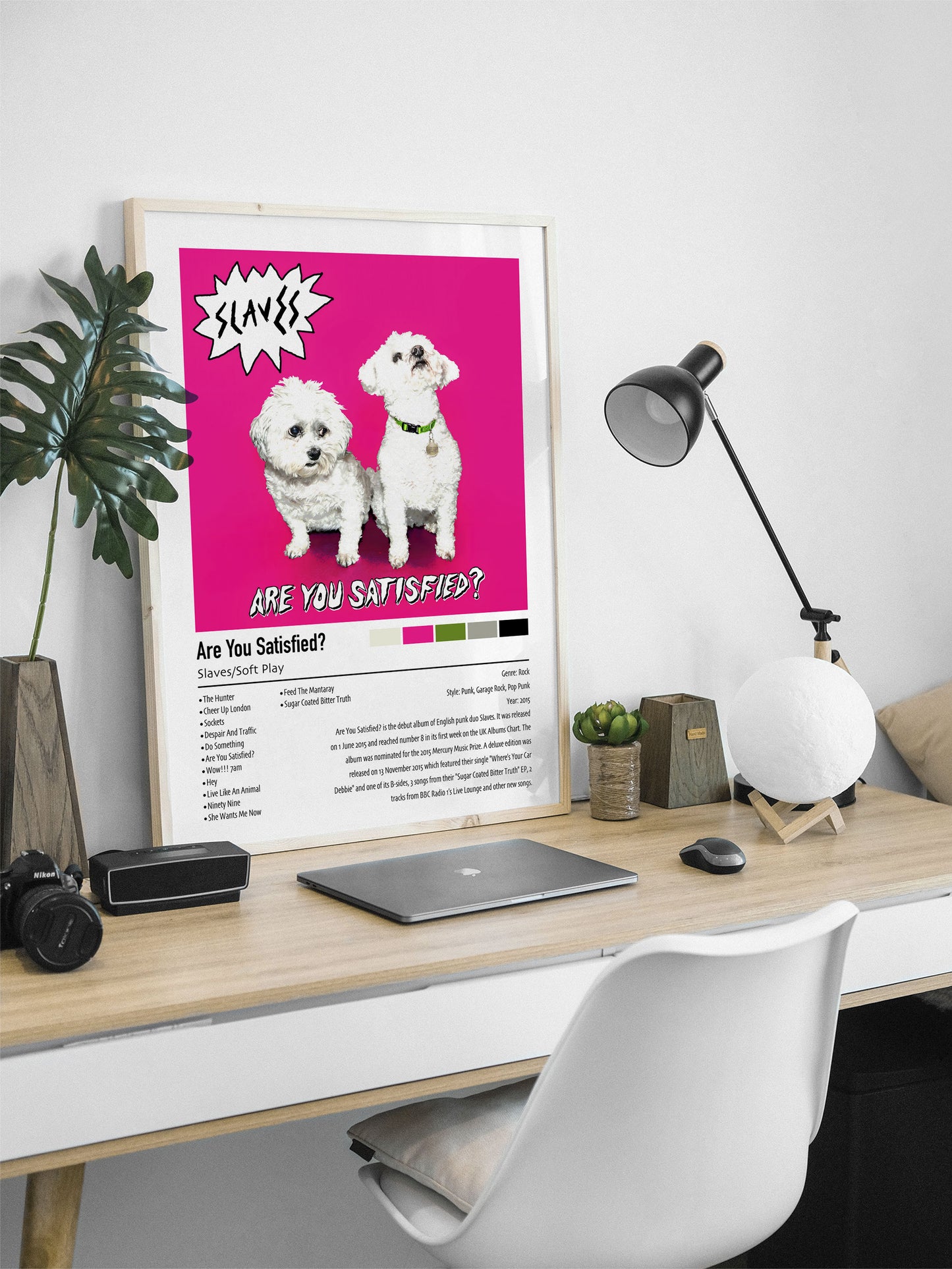 Slaves/Soft Play | Are You Satisfied | Custom Album Cover Poster Print