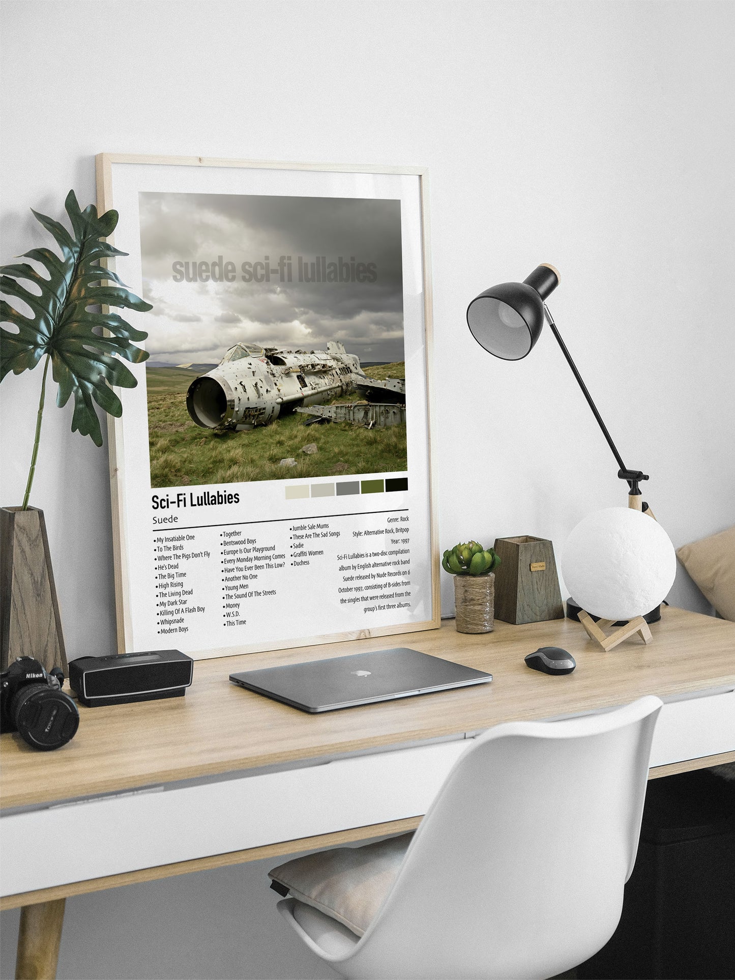 Suede | Sci-Fi Lullabies | Custom Album Cover Poster Print