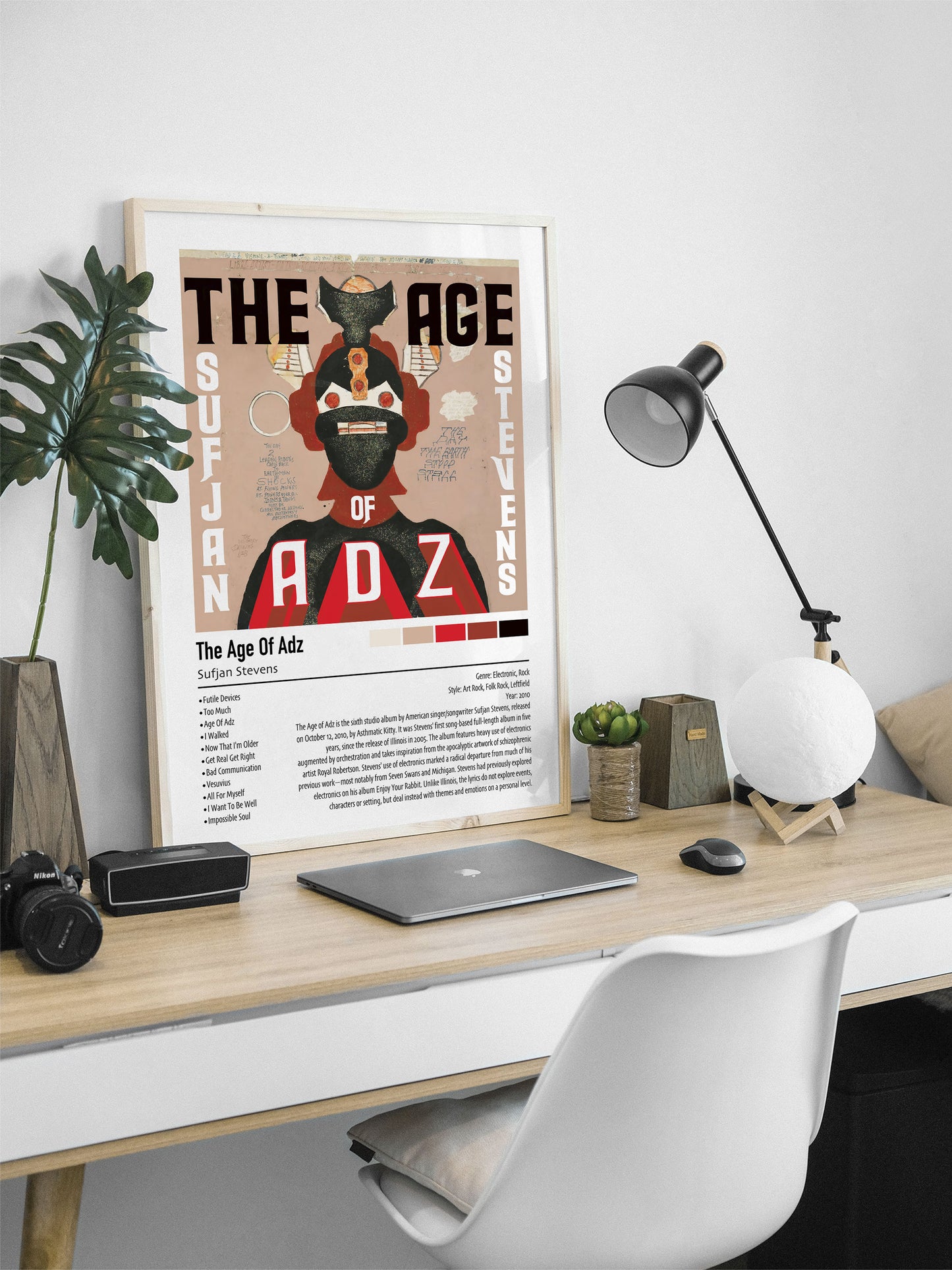 Adz Sufjan | The Age Of Adz | Custom Album Cover Poster Print