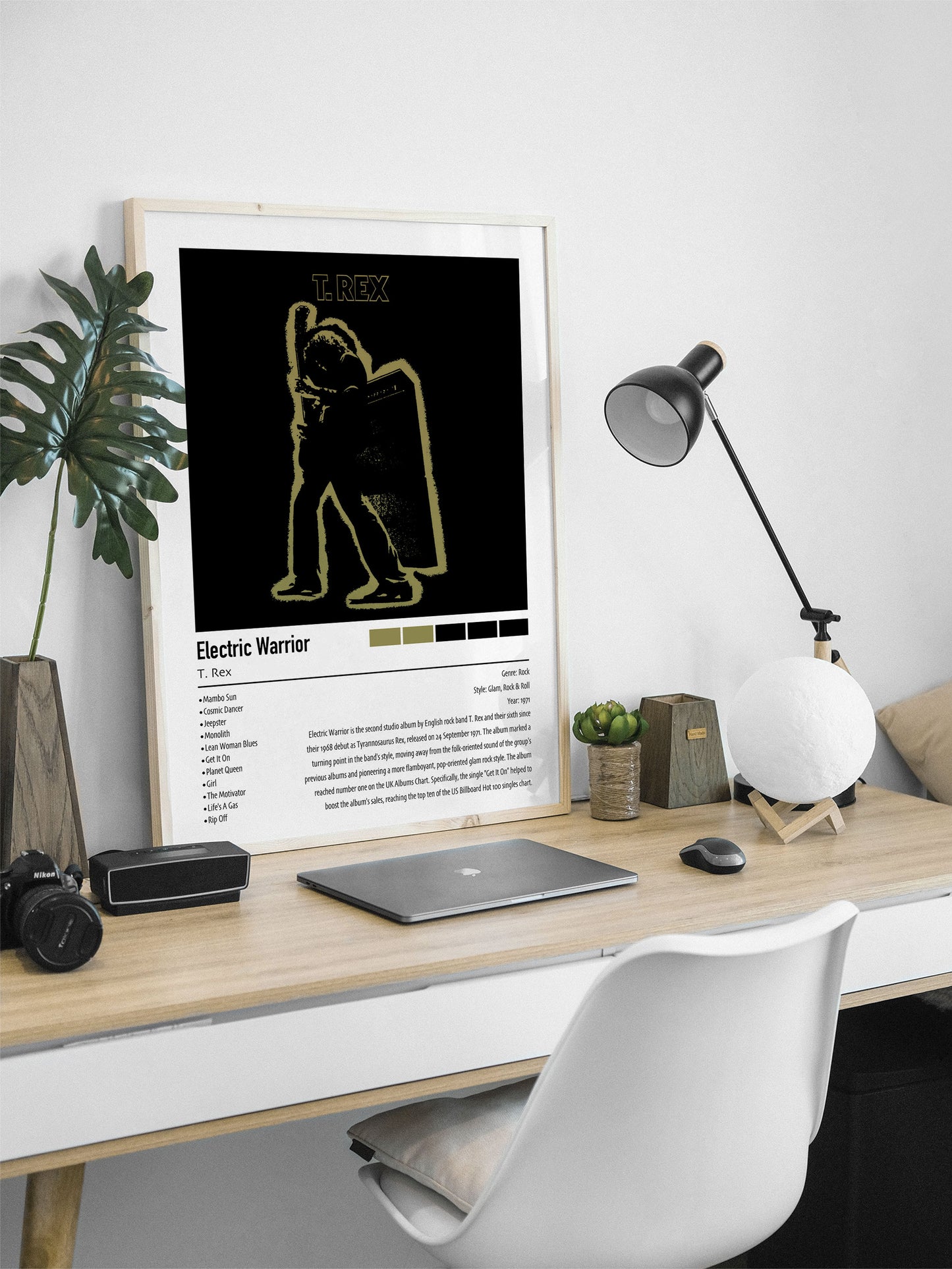 T.Rex | Electric Warrior | Custom Album Cover Poster Print
