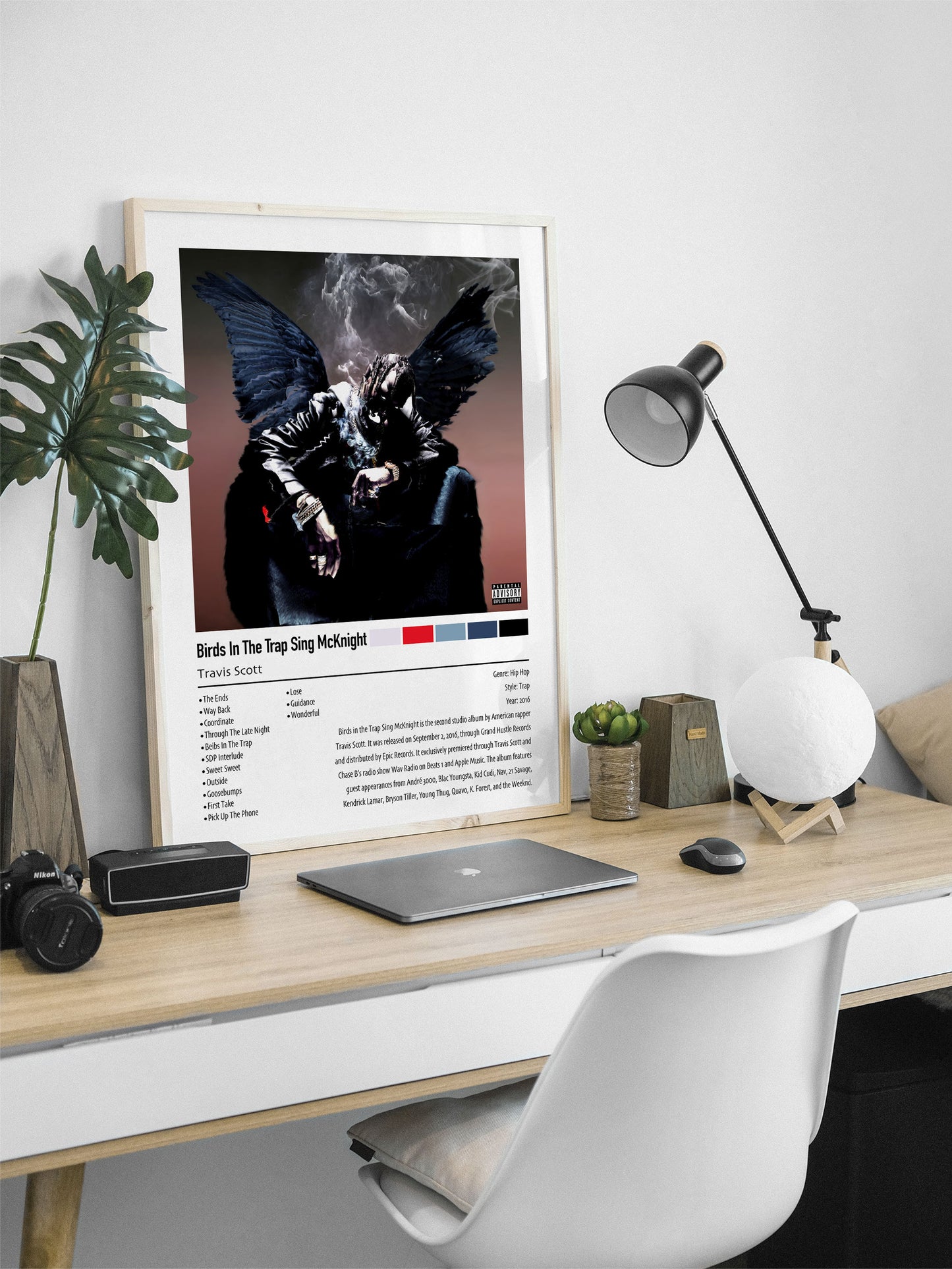 Travis Scott | Birds In The Trap Sing Mcknight | Custom Album Cover Poster Print