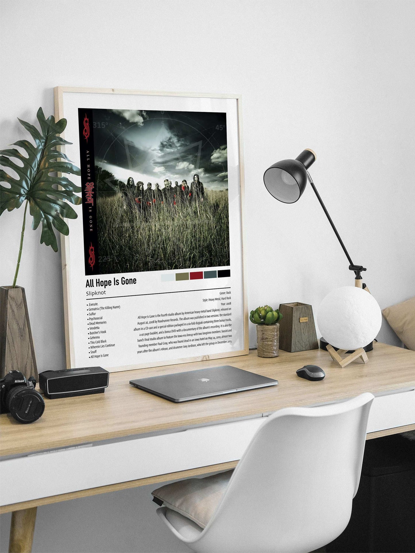 Slipknot | All Hope Is Gone | Custom Album Cover Poster Print