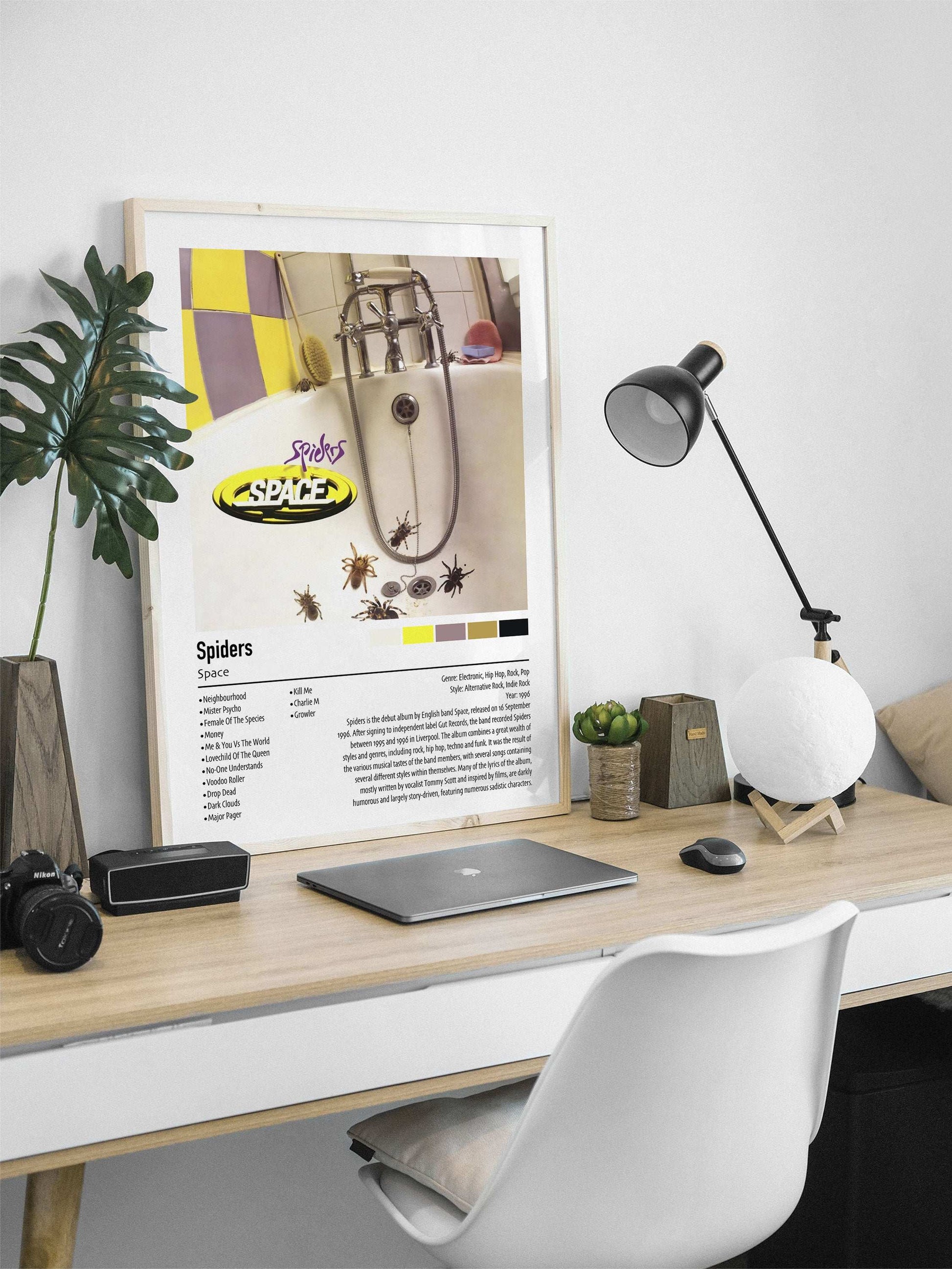 Space | Spiders | Custom Album Cover Poster Print