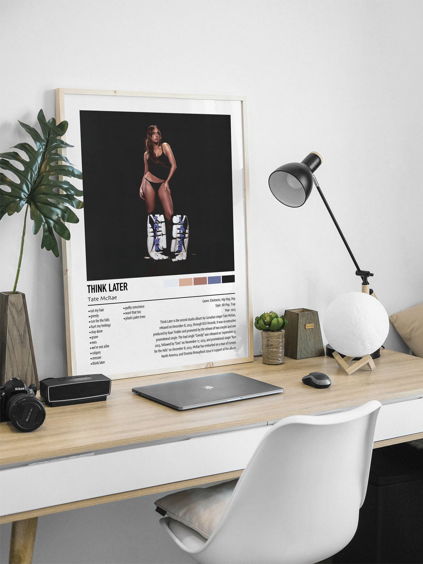 Tate McRae | Think Later | Custom Album Cover Poster Print