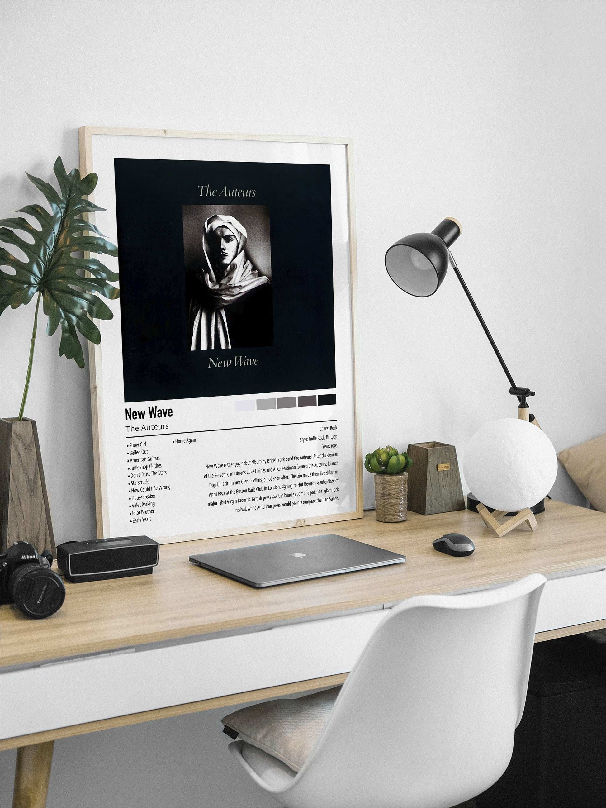 The Auteurs | New Wave | Custom Album Cover Poster Print