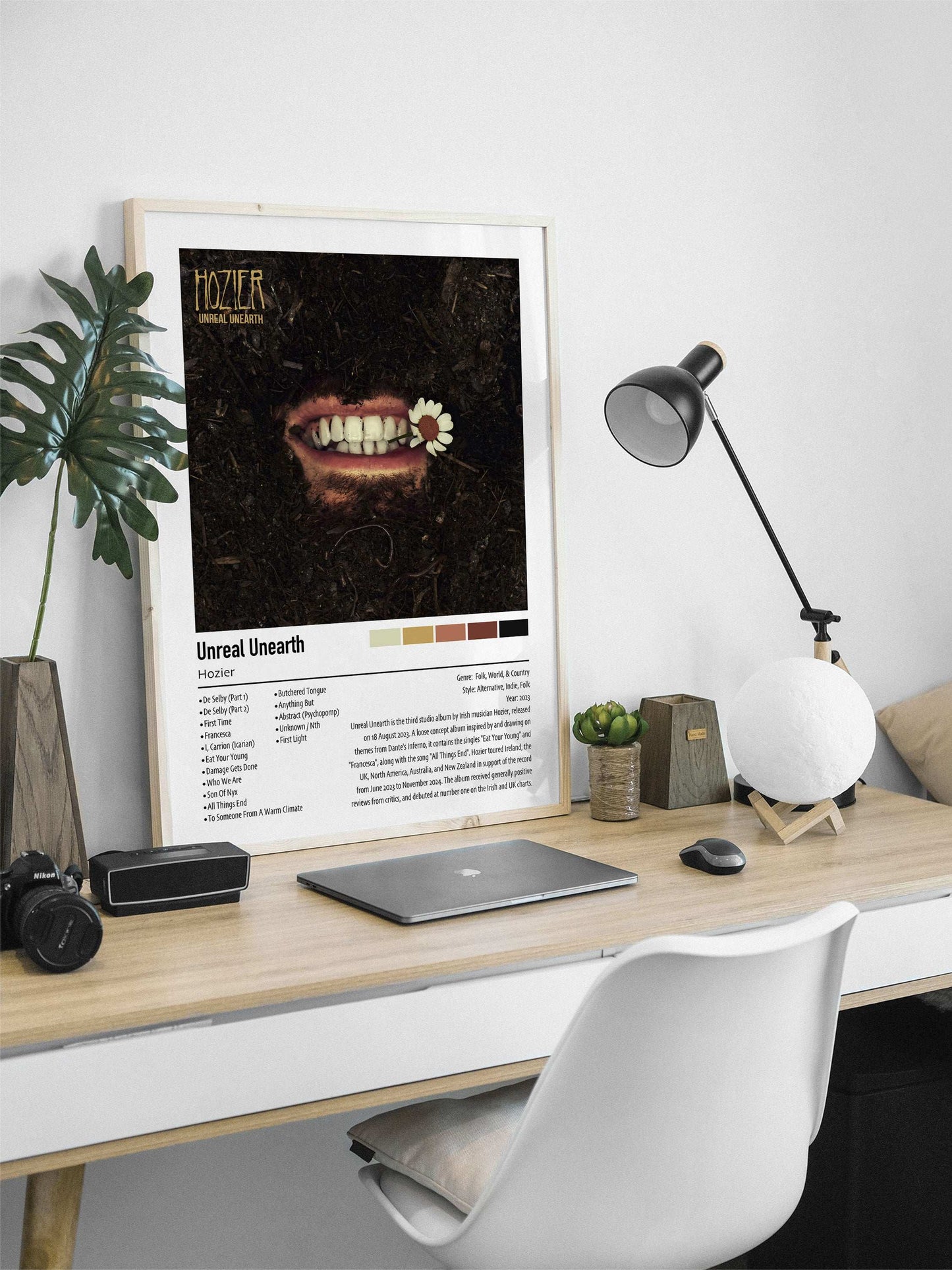 Hozier | Unreal Unearth | Custom Album Cover Poster Print