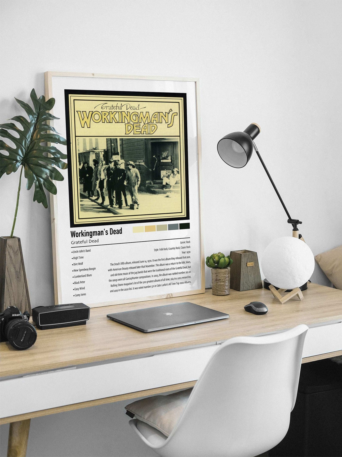 Grateful Dead | Workingman's Dead | Custom Album Cover Poster Print