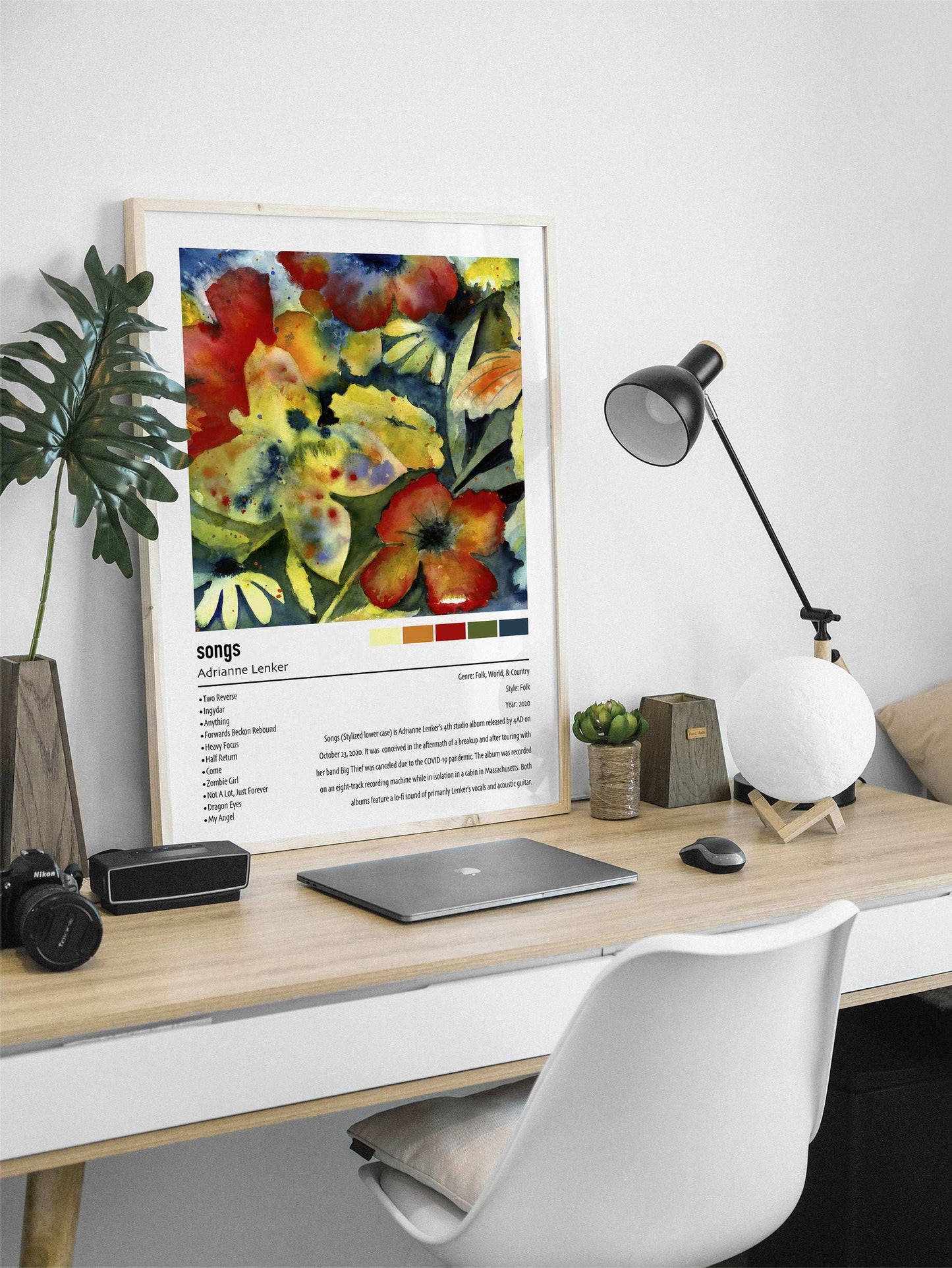 Adrianne Lenker | songs | Custom Album Cover Poster Print