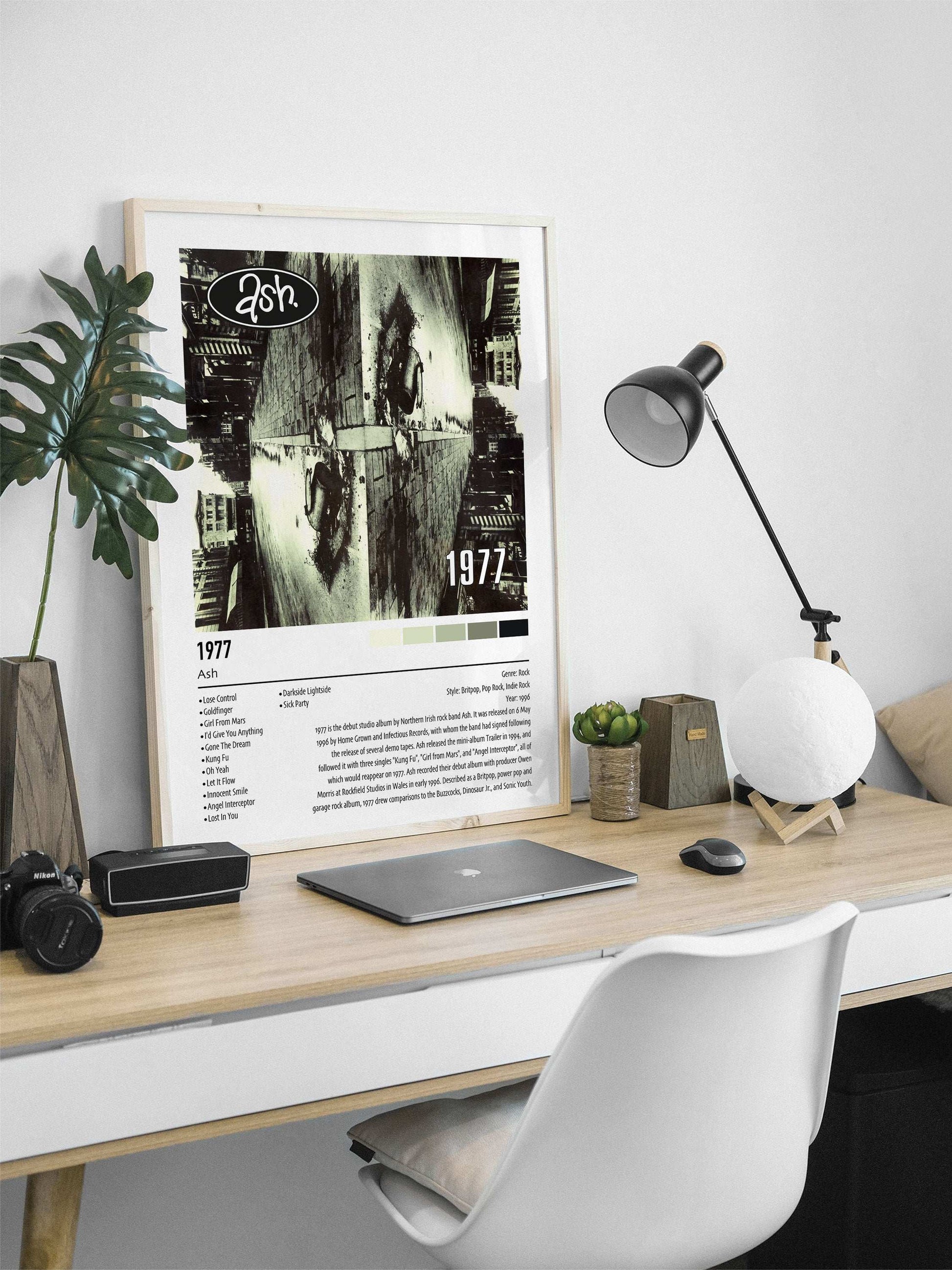 Ash | 1977 | Custom Album Cover Poster Print