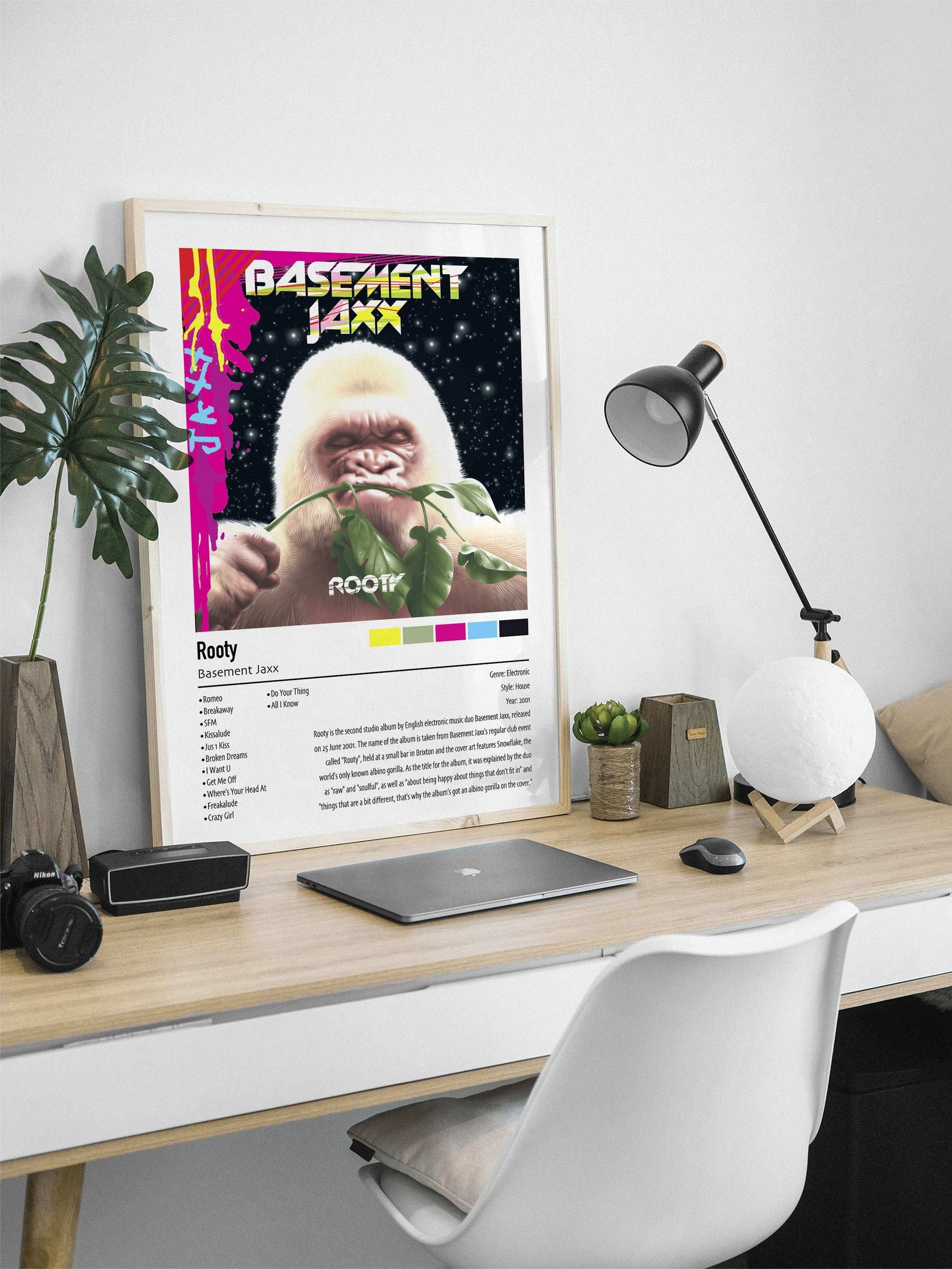 Basement Jaxx | Rooty | Custom Album Cover Poster Print