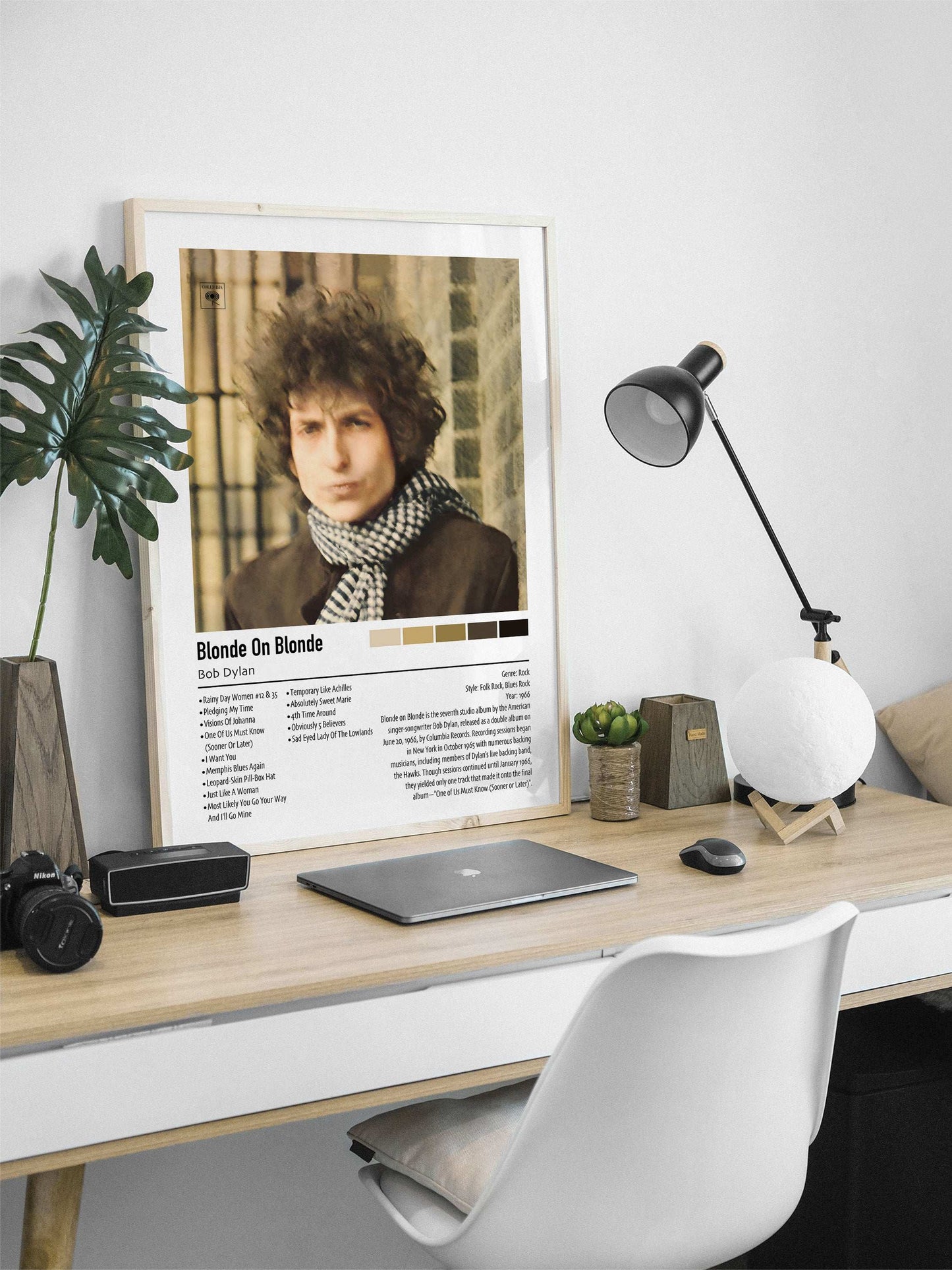 Bob Dylan | Blonde On Blonde | Custom Album Cover Poster Print