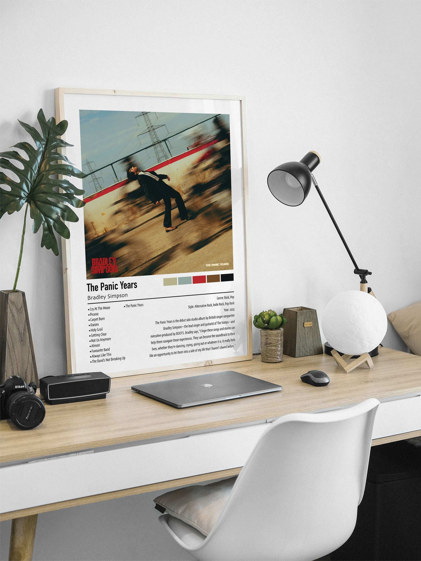 Bradley Simpson | The Panic Years | Custom Album Cover Poster Print