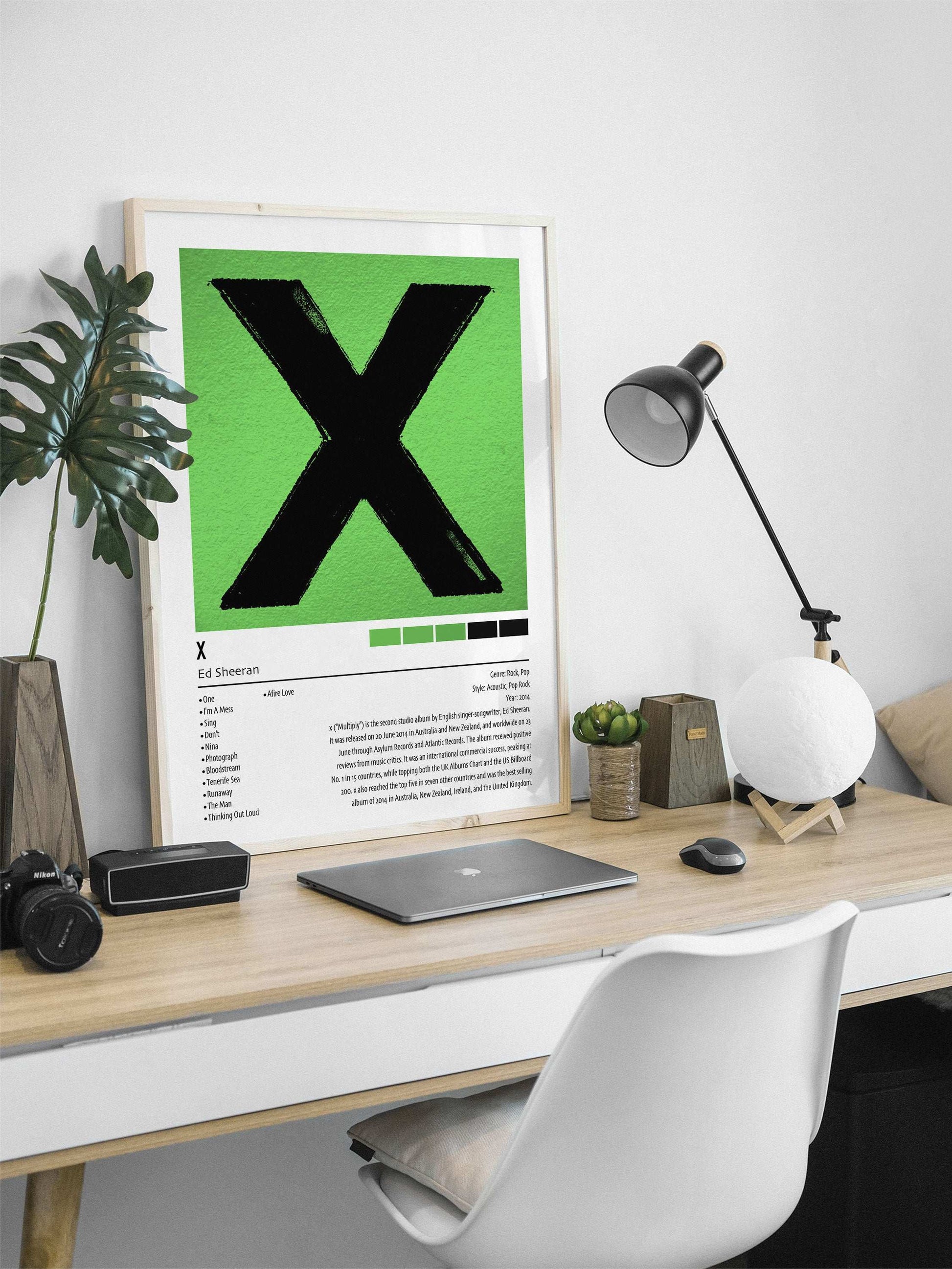 Ed Sheeran | Multiply | Custom Album Cover Poster Print