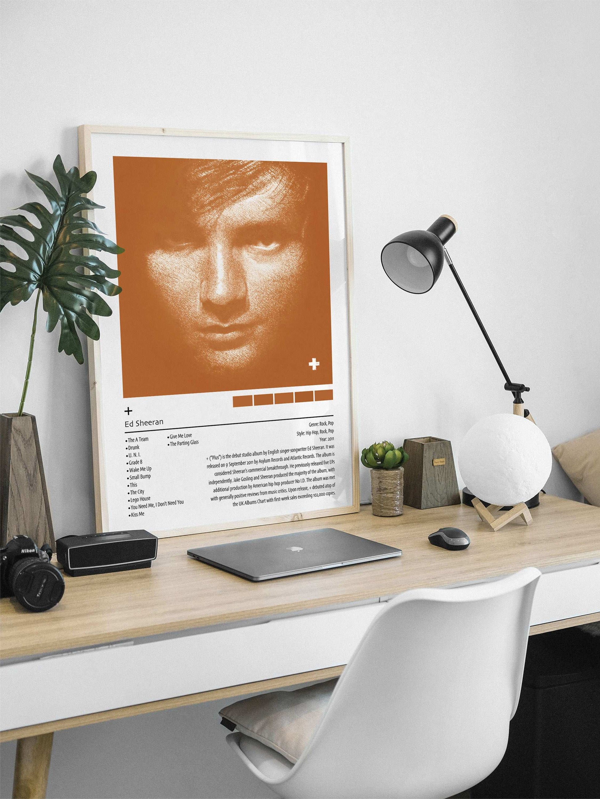 Ed Sheeran | Plus | Custom Album Cover Poster Print