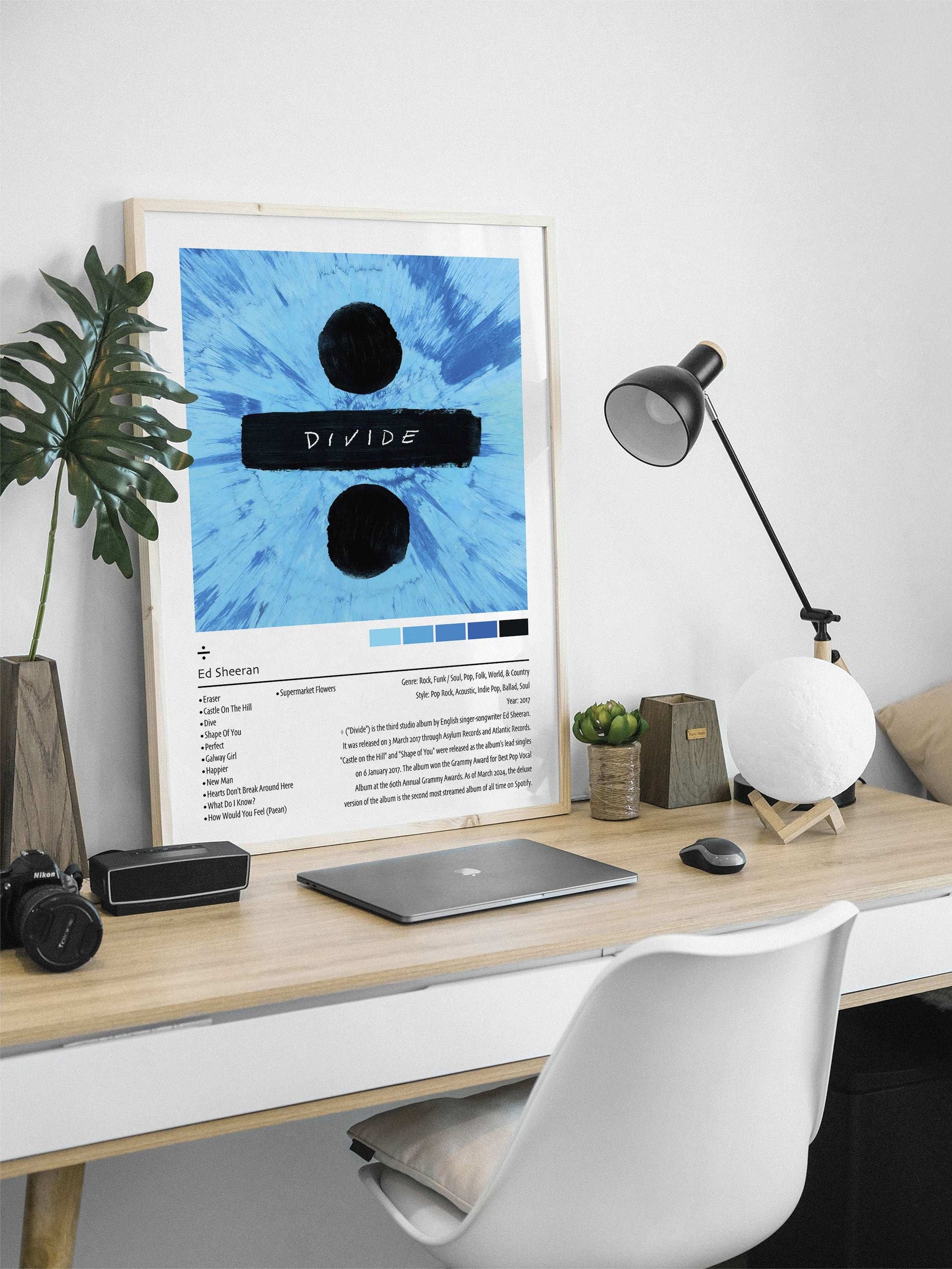 Ed Sheeran | Divide | Custom Album Cover Poster Print