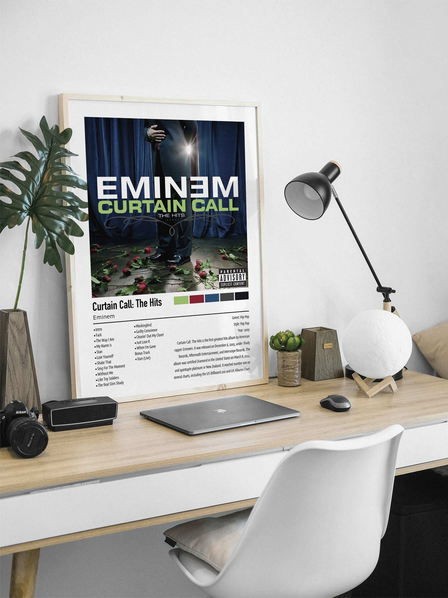 Eminem | Curtain Call: The Hits | Custom Album Cover Poster Print