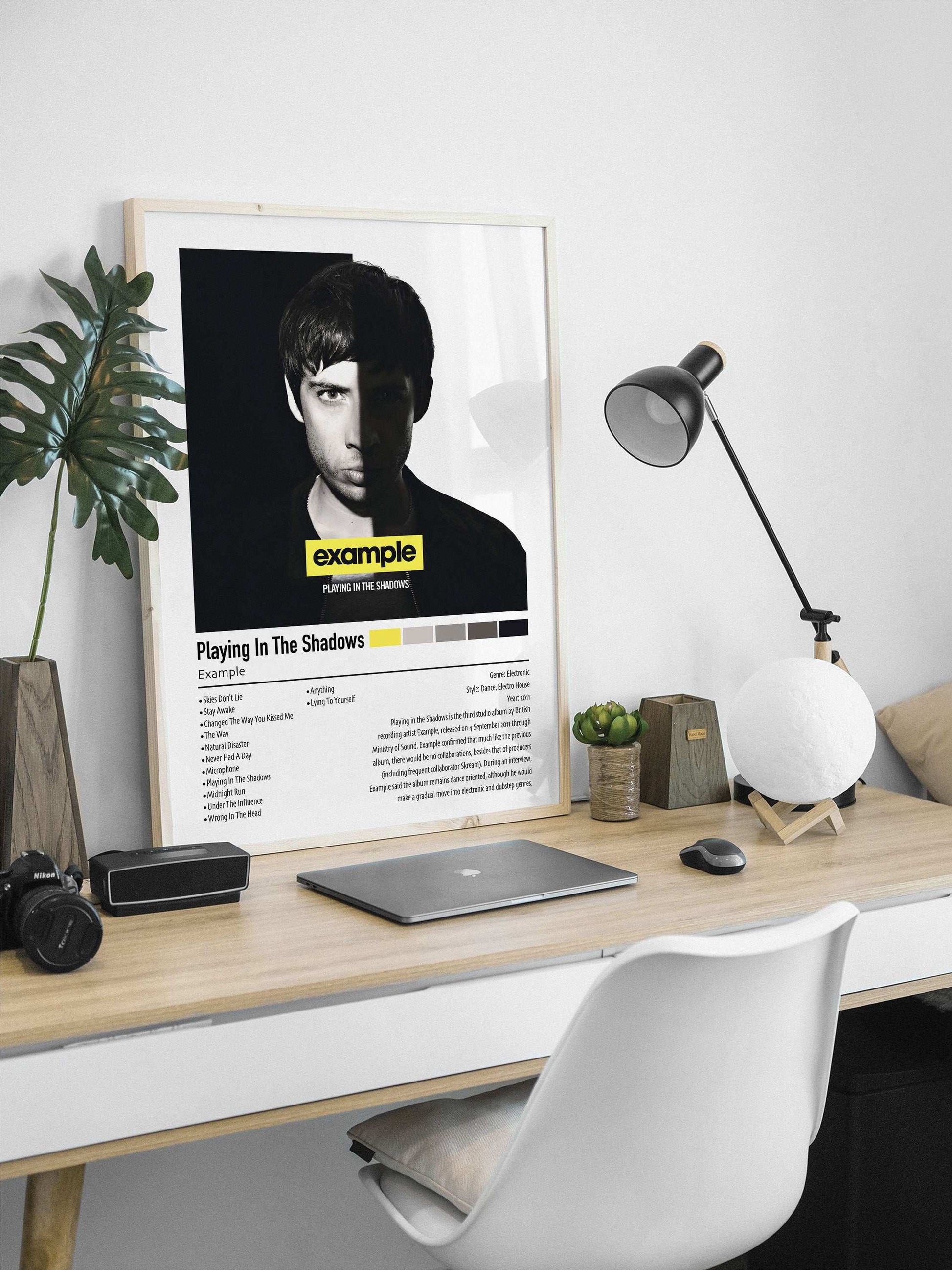 Example | Playing In The Shadows | Custom Album Cover Poster Print