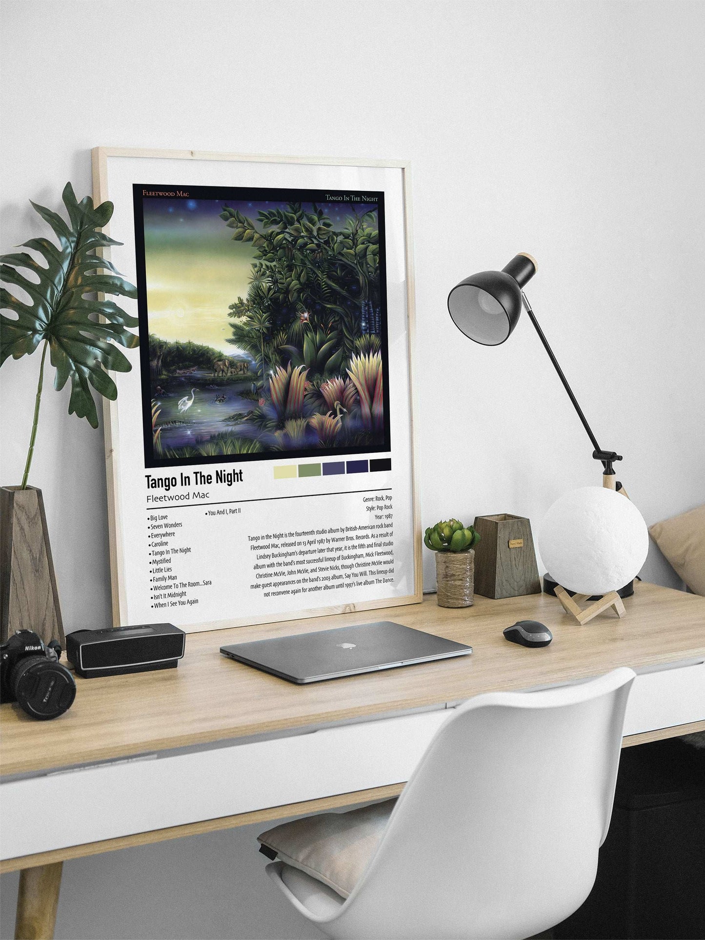 Fleetwood Mac | Tango In The Night | Custom Album Cover Poster Print