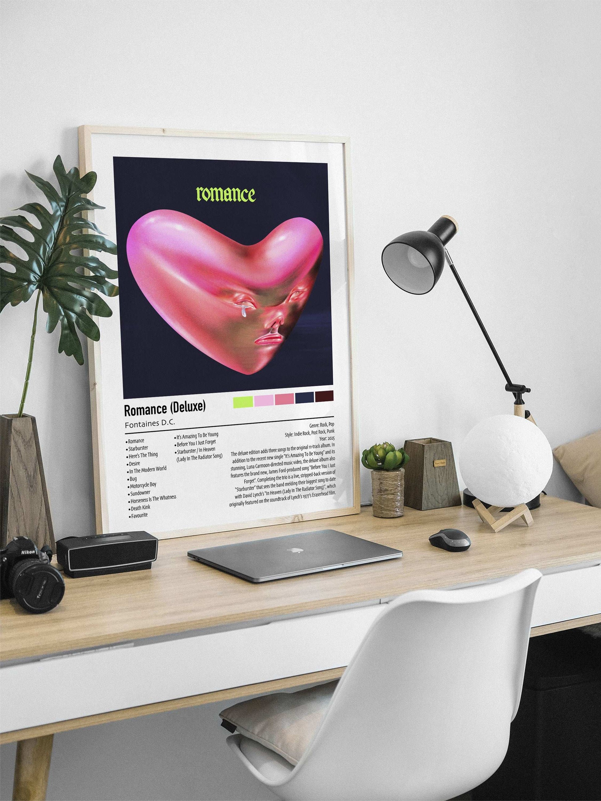 Fontaines D.C. | Romance (Deluxe) | Custom Album Cover Poster Print