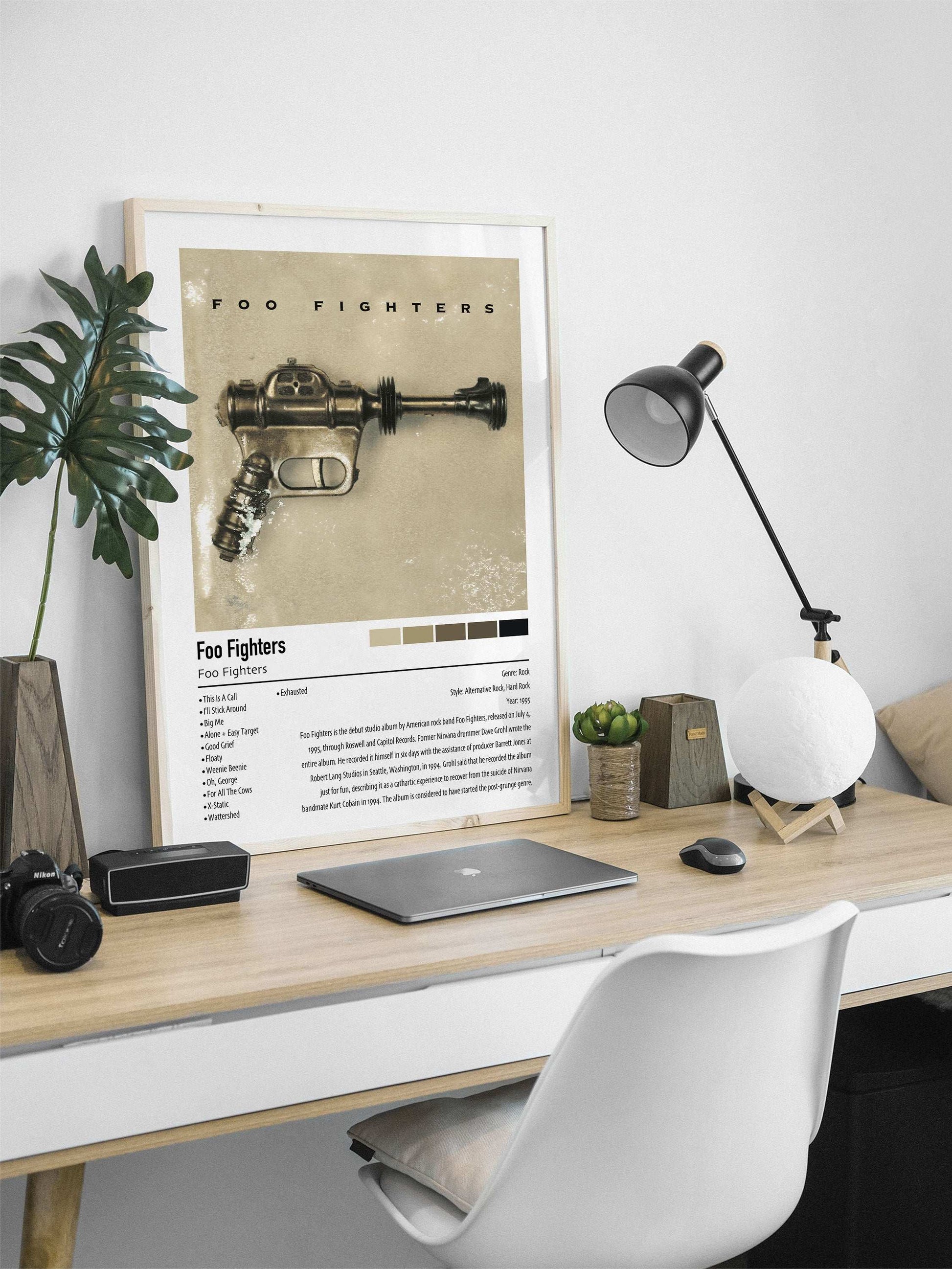 Foo Fighters | Foo Fighters | Custom Album Cover Poster Print