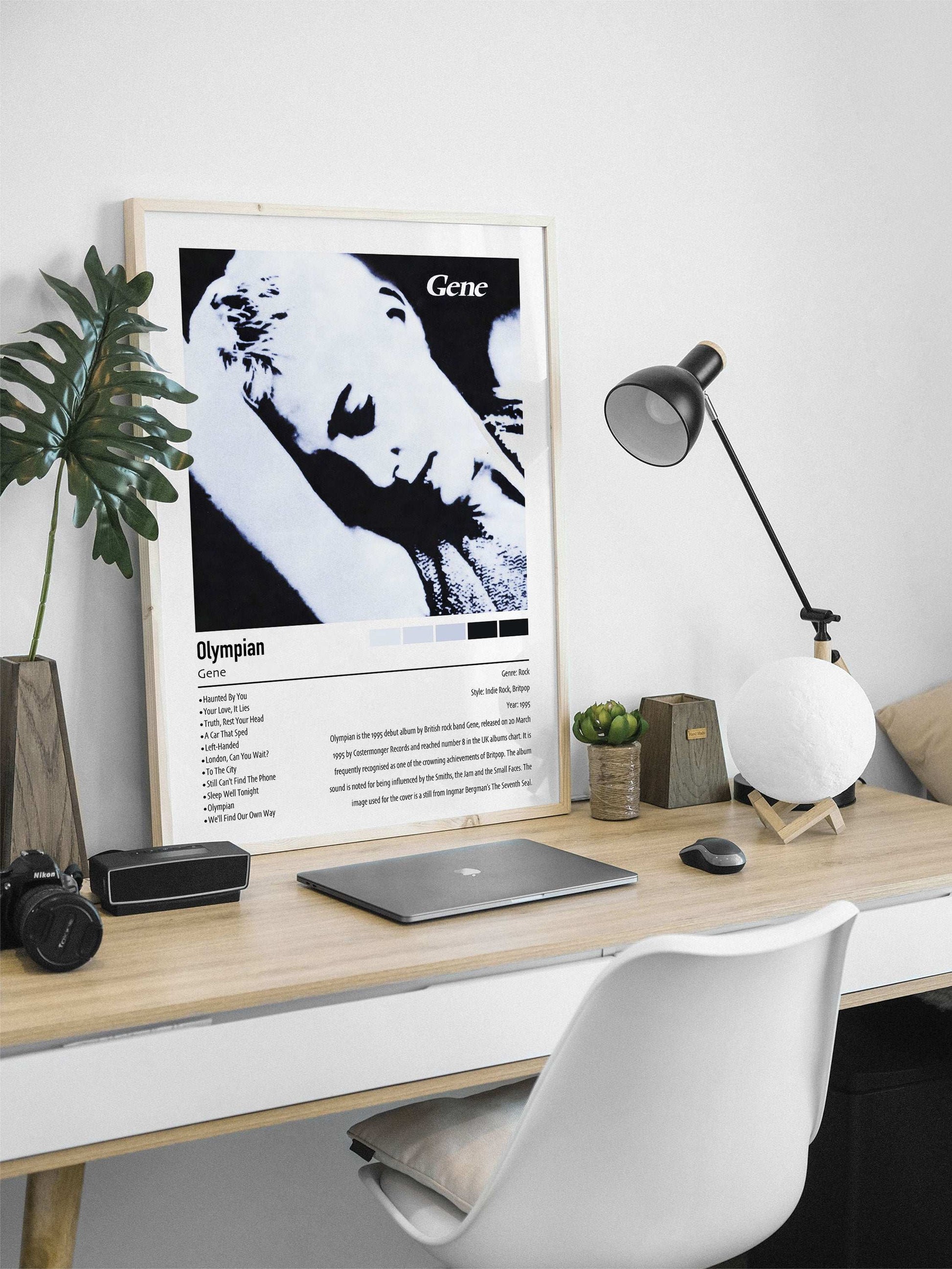 Gene | Olympian | Custom Album Cover Poster Print