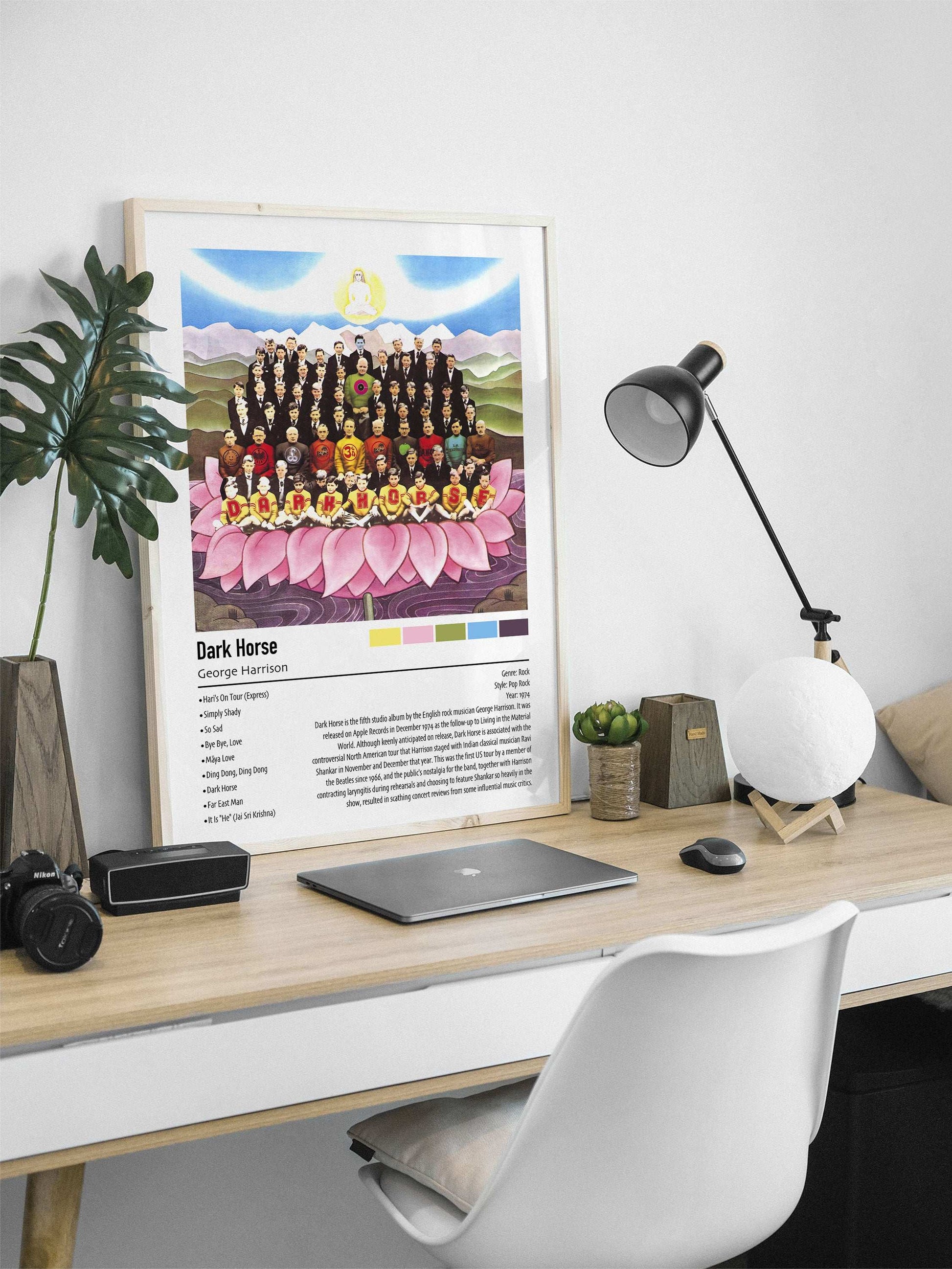 George Harrison | Dark Horse | Custom Album Cover Poster Print