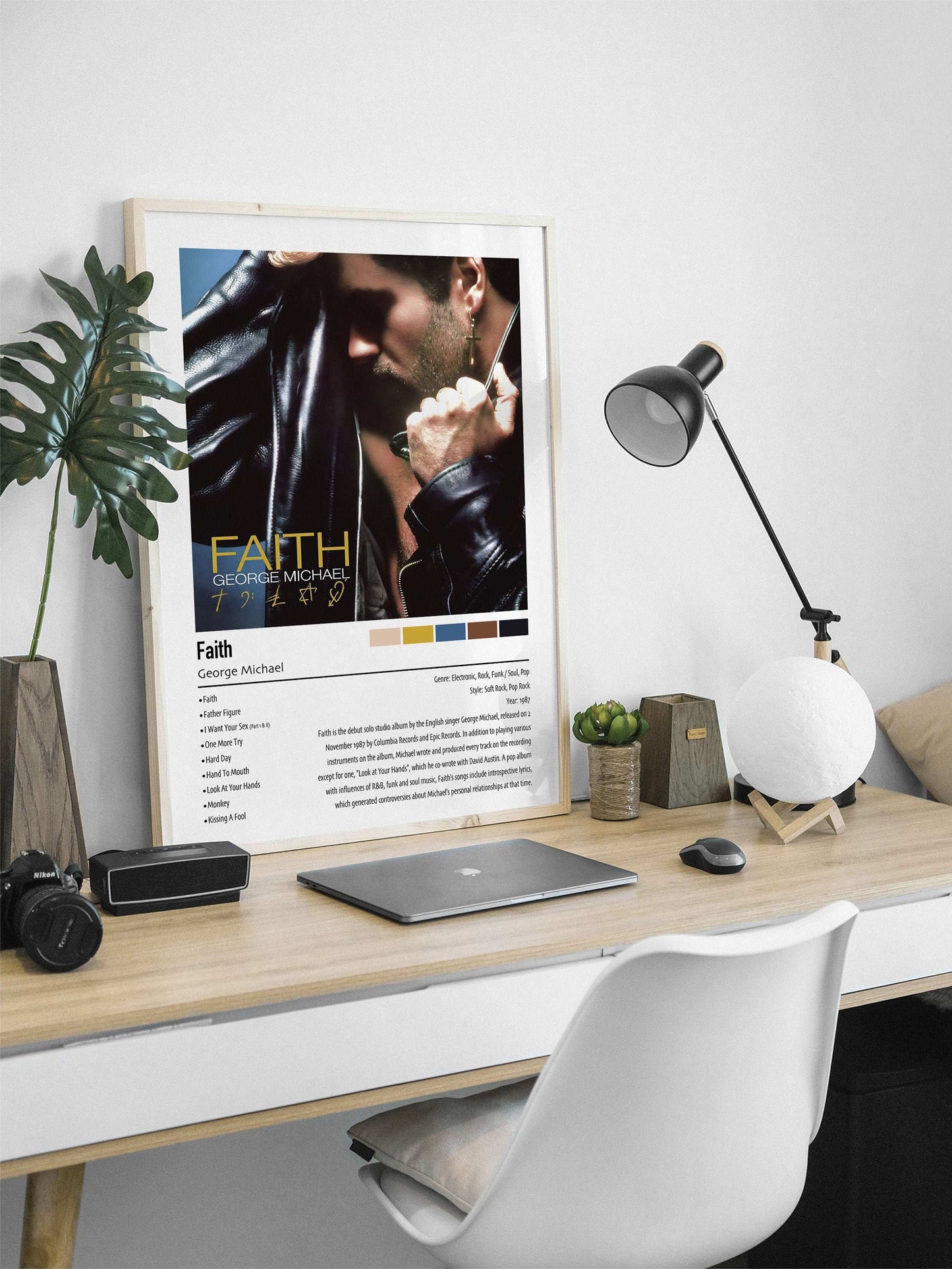 George Michael | Faith | Custom Album Cover Poster Print