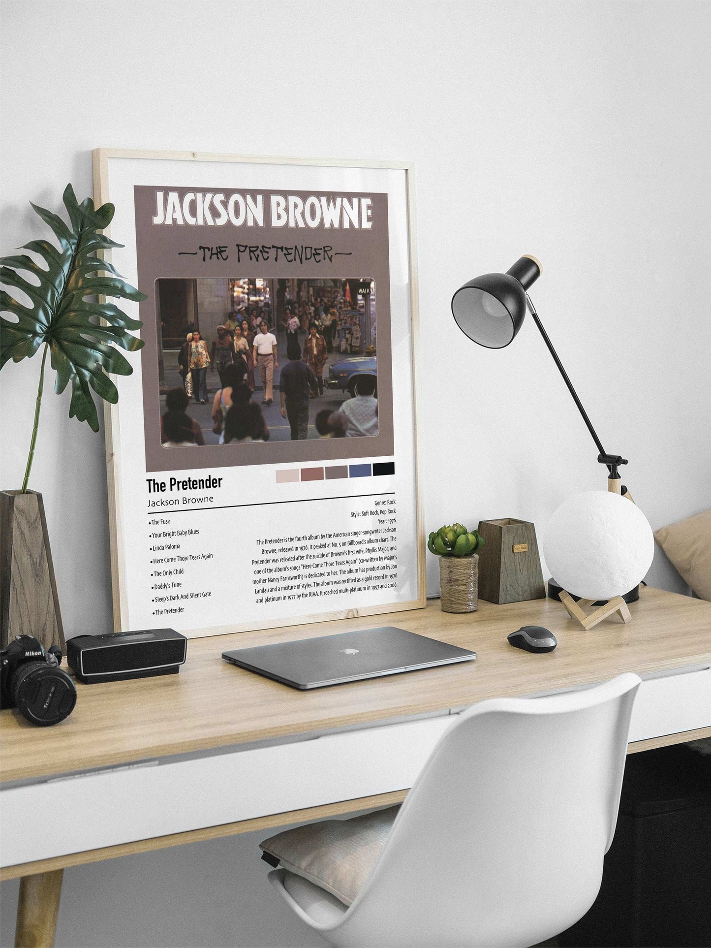 Jackson Browne | The Pretender | Custom Album Cover Poster Print