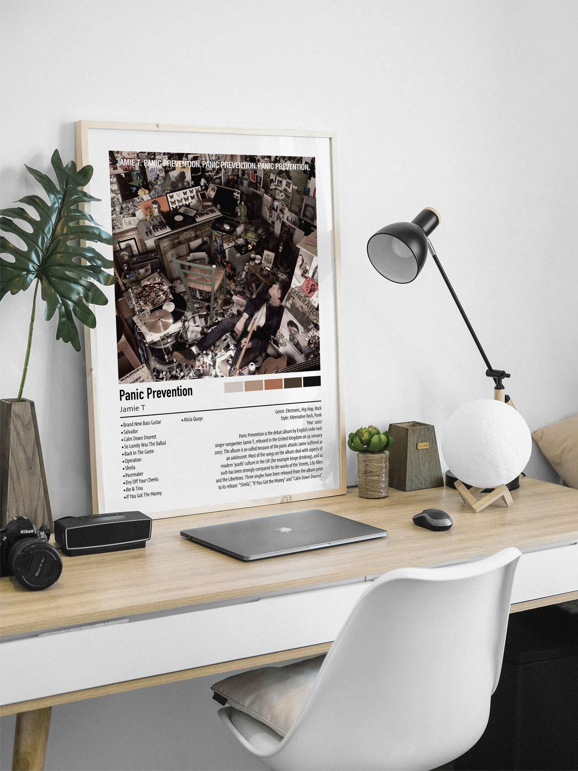 Jamie T | Panic Prevention | Custom Album Cover Poster Print