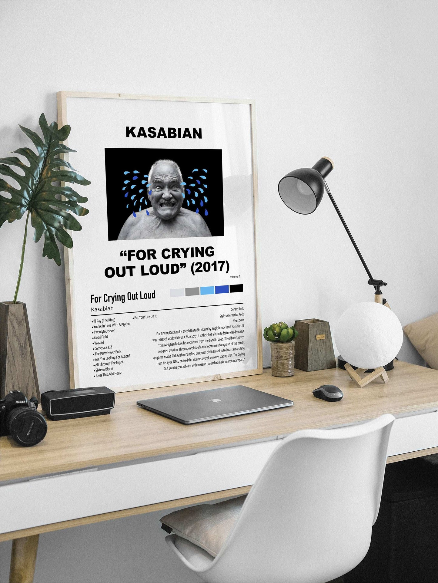 Kasabian | For Crying Out Loud | Custom Album Cover Poster Print