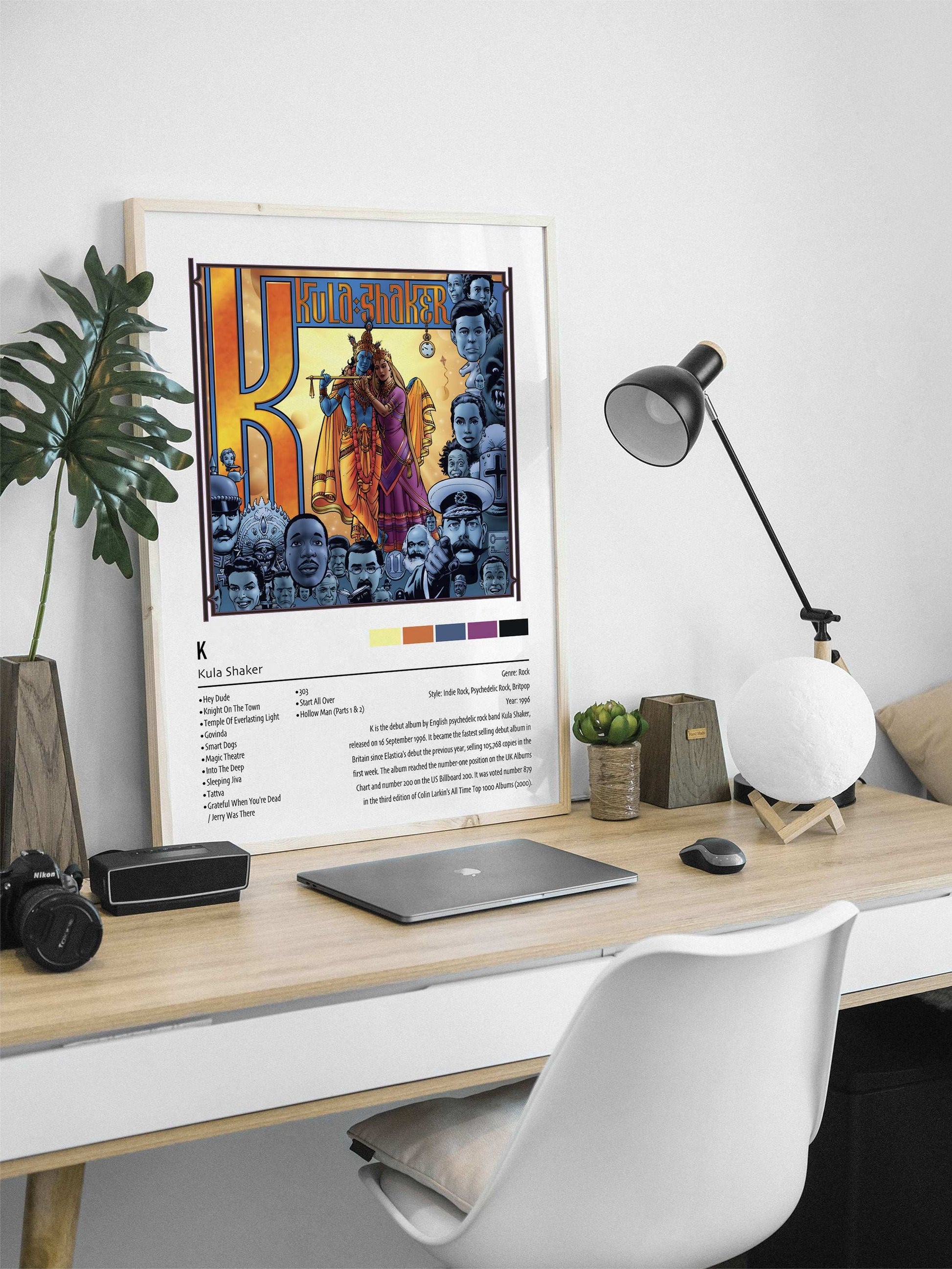 Kula Shaker | K | Custom Album Cover Poster Print