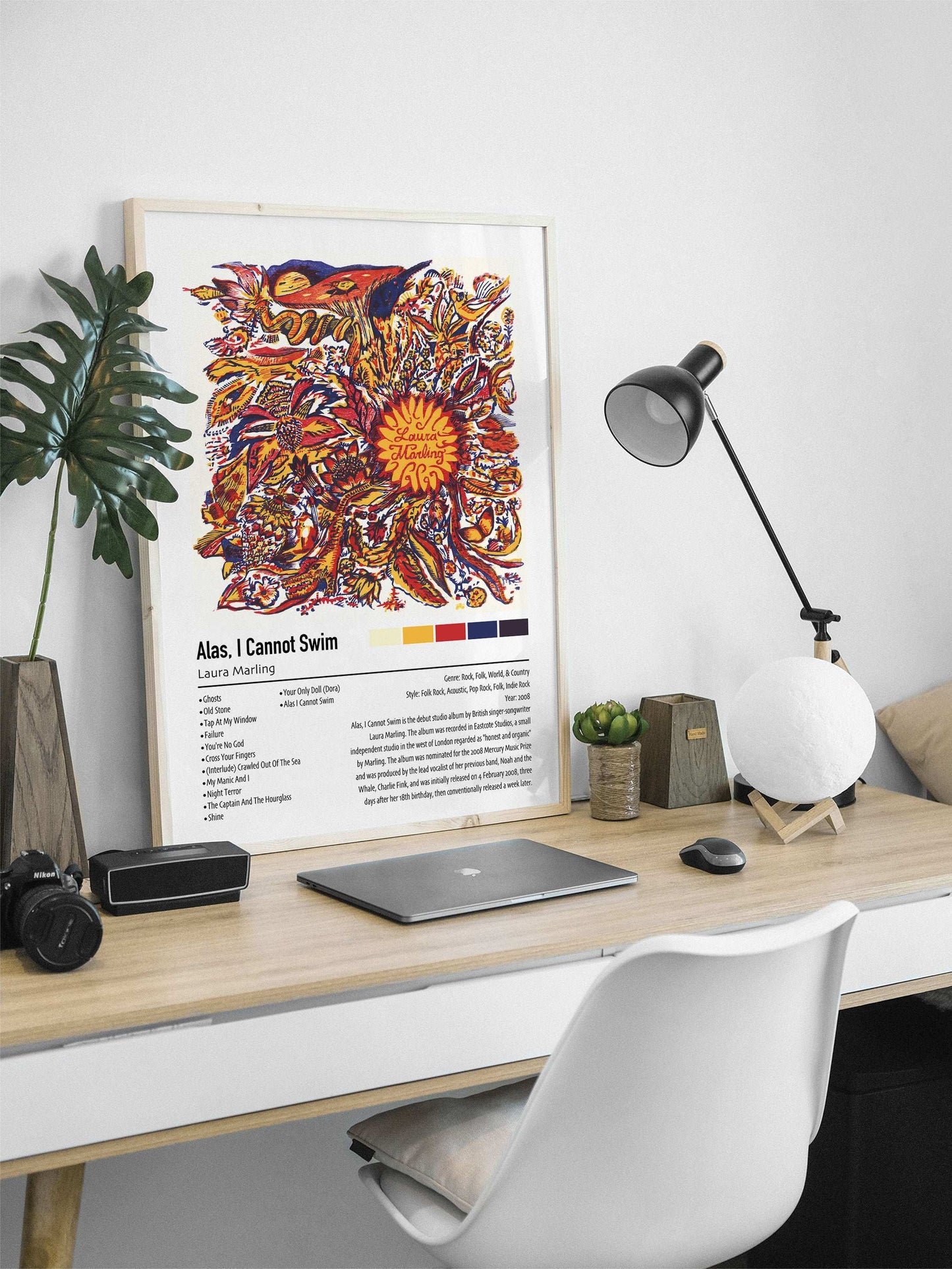 Laura Marling | Alas, I Cannot Swim | Custom Album Cover Poster Print