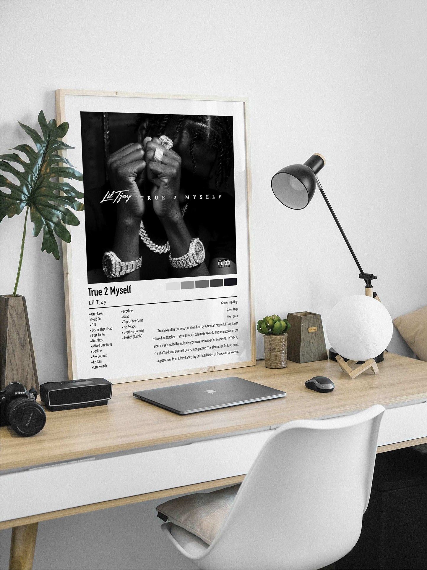 Lil Tjay | True 2 Myself | Custom Album Cover Poster Print