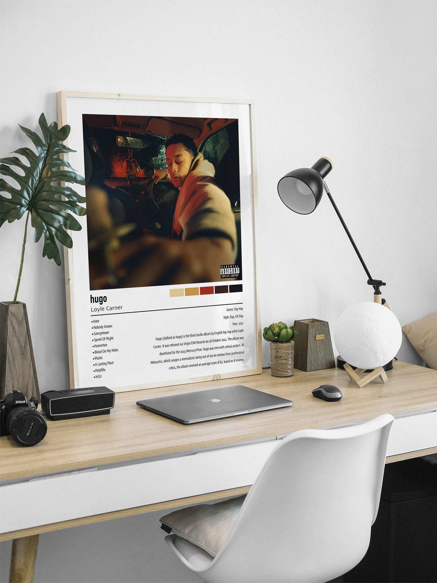 Loyle Carner | hugo | Custom Album Cover Poster Print