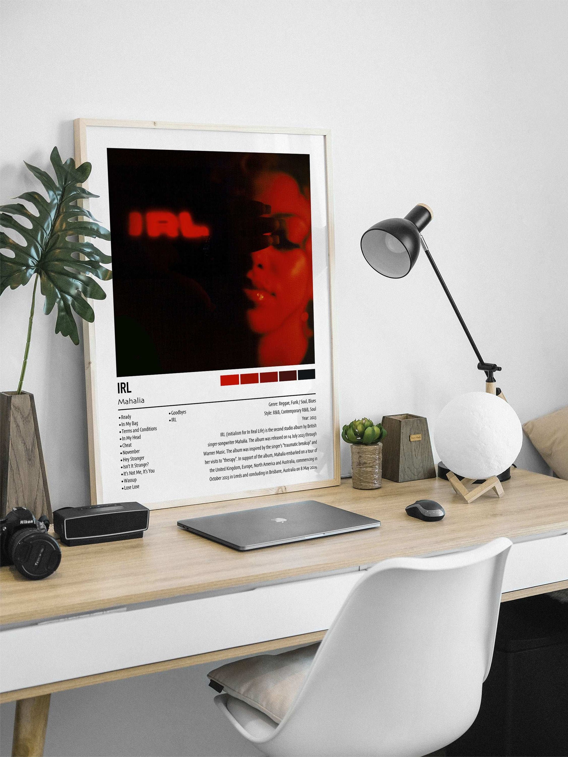 Mahalia | IRL | Custom Album Cover Poster Print