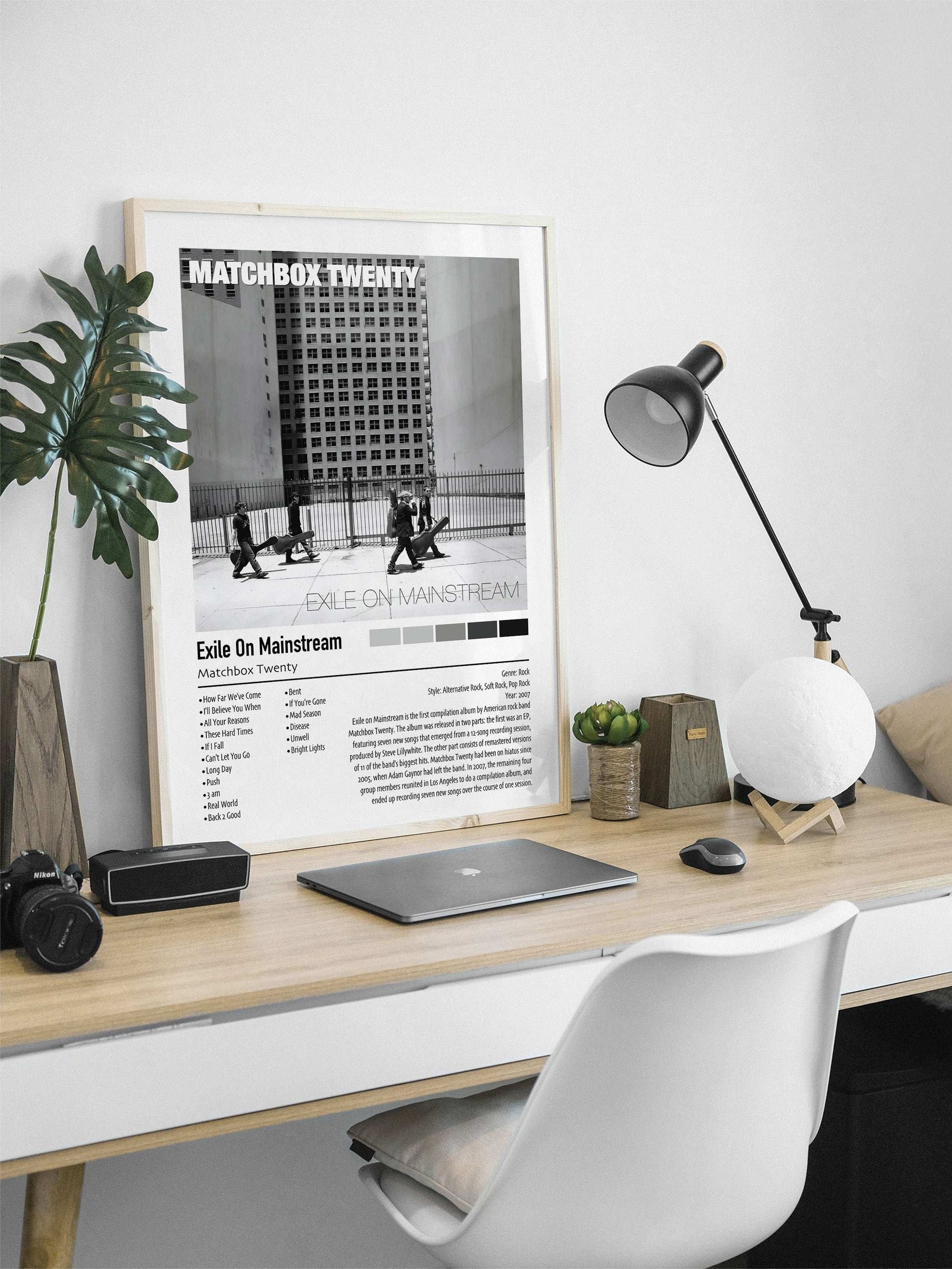 Matchbox Twenty | Exile On Mainstream | Custom Album Cover Poster Print