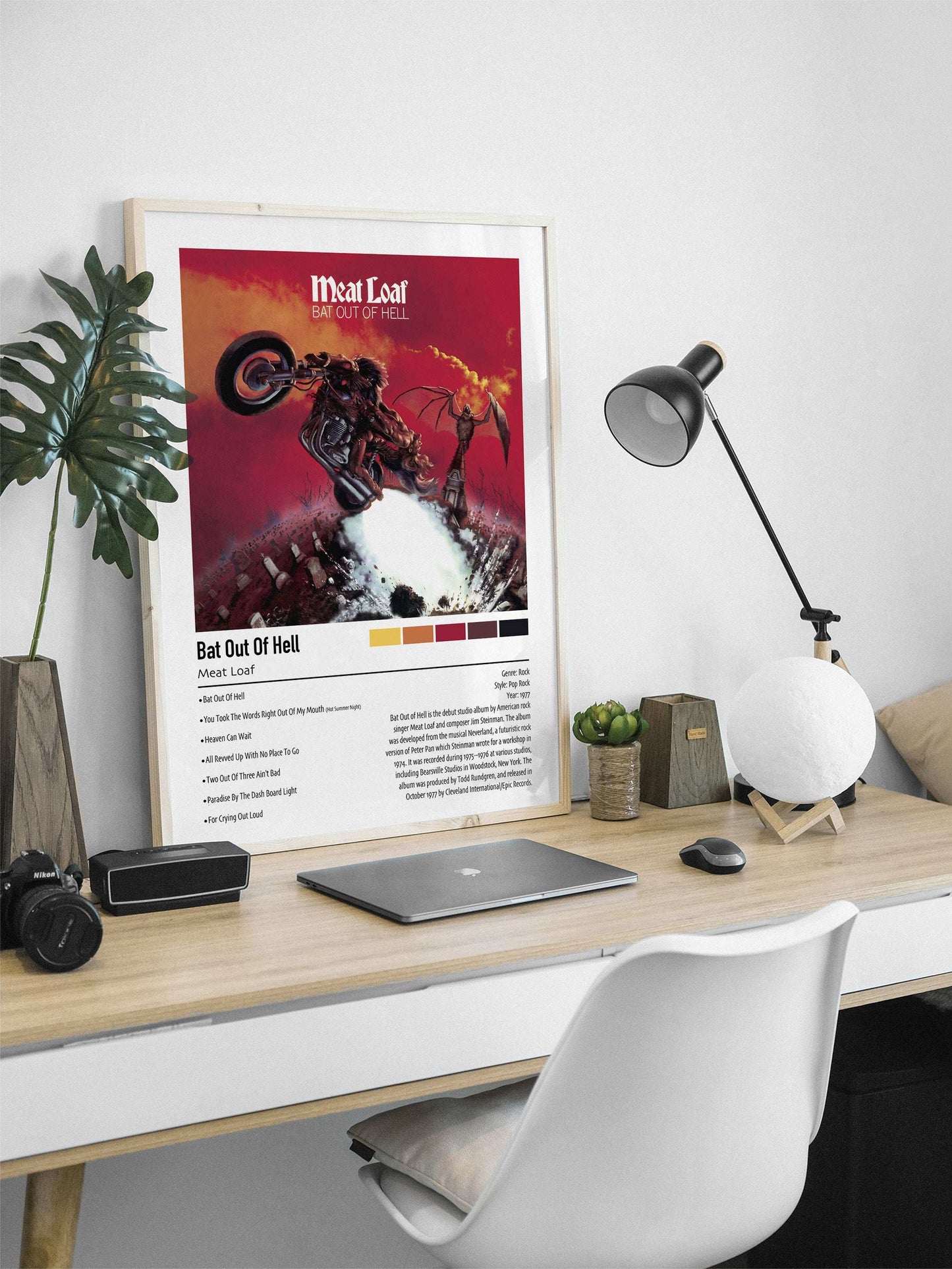 Meat Loaf | Bat Out of Hell | Custom Album Cover Poster Print