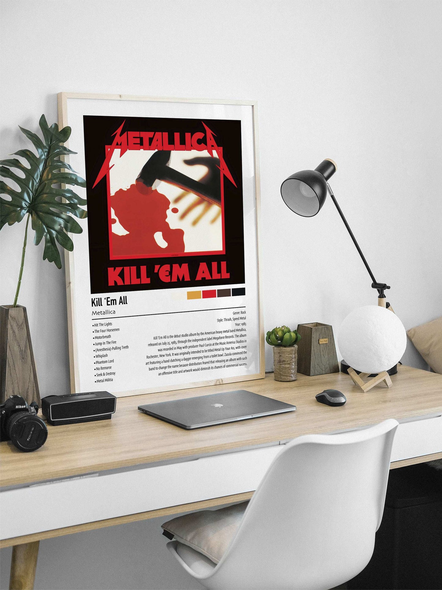 Metallica | Kill 'Em All | Custom Album Cover Poster Print