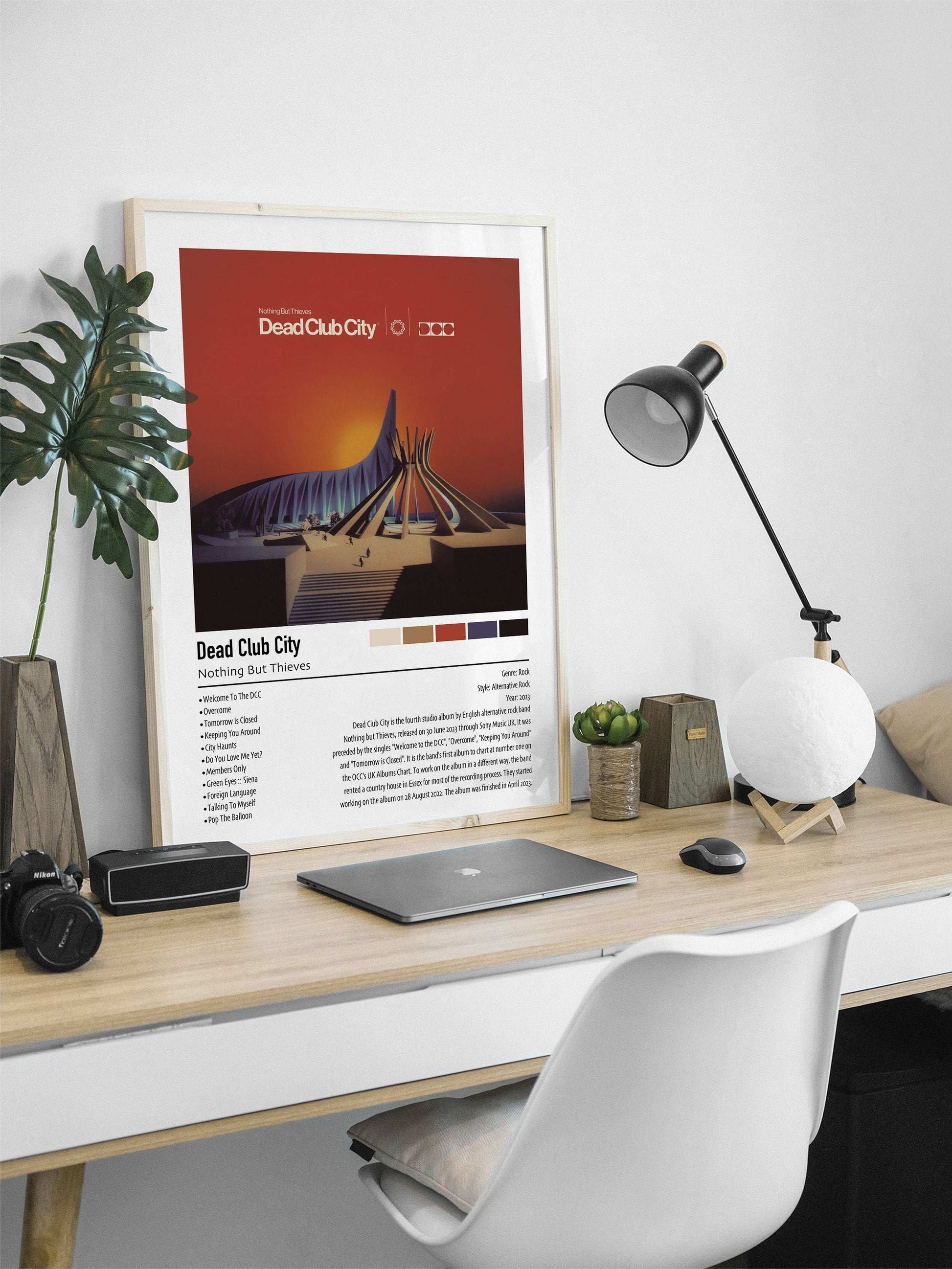 Nothing But Thieves | Dead Club City | Custom Album Cover Poster Print